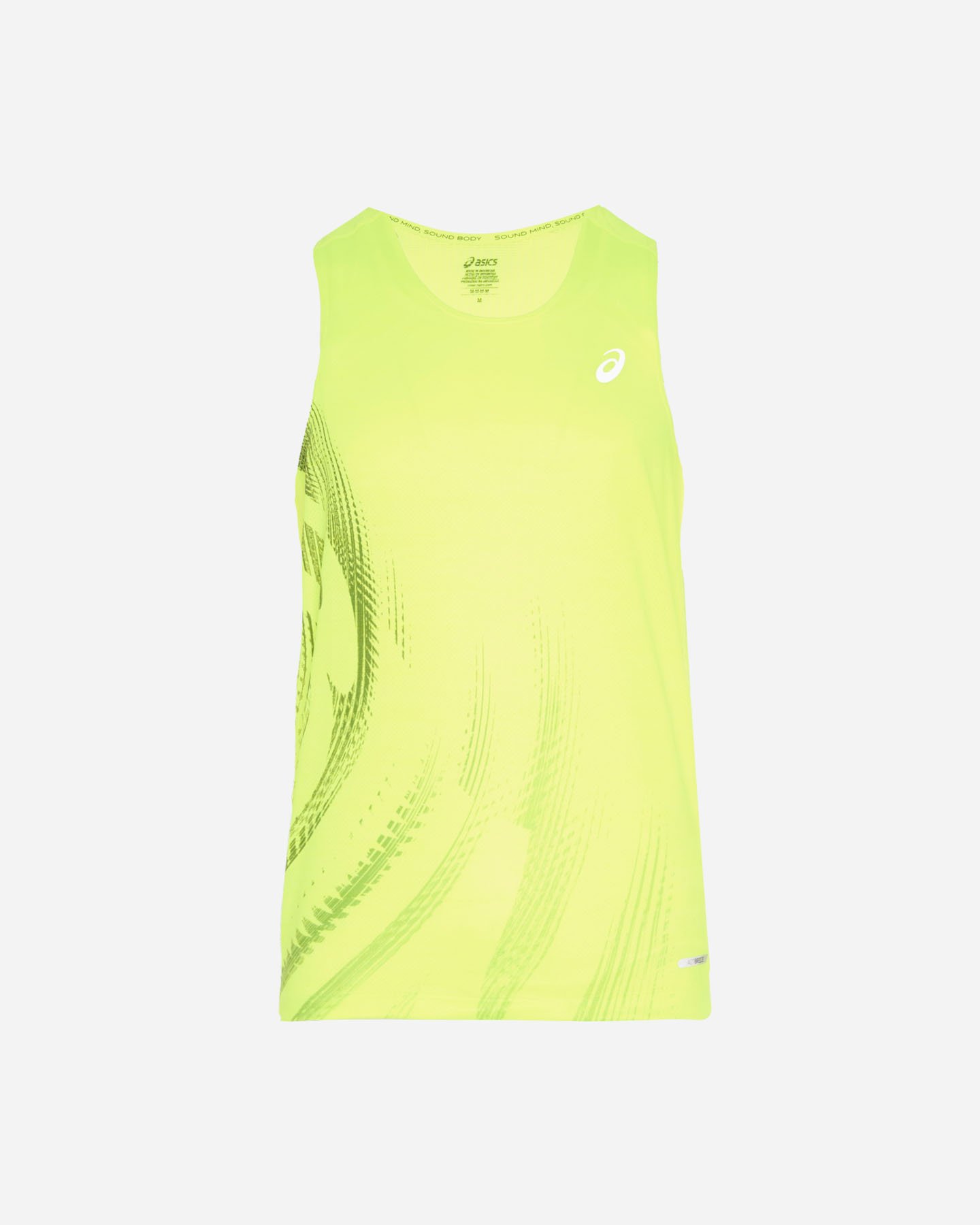 Asics Road Graphic M - Canotta Running - Uomo - Giallo