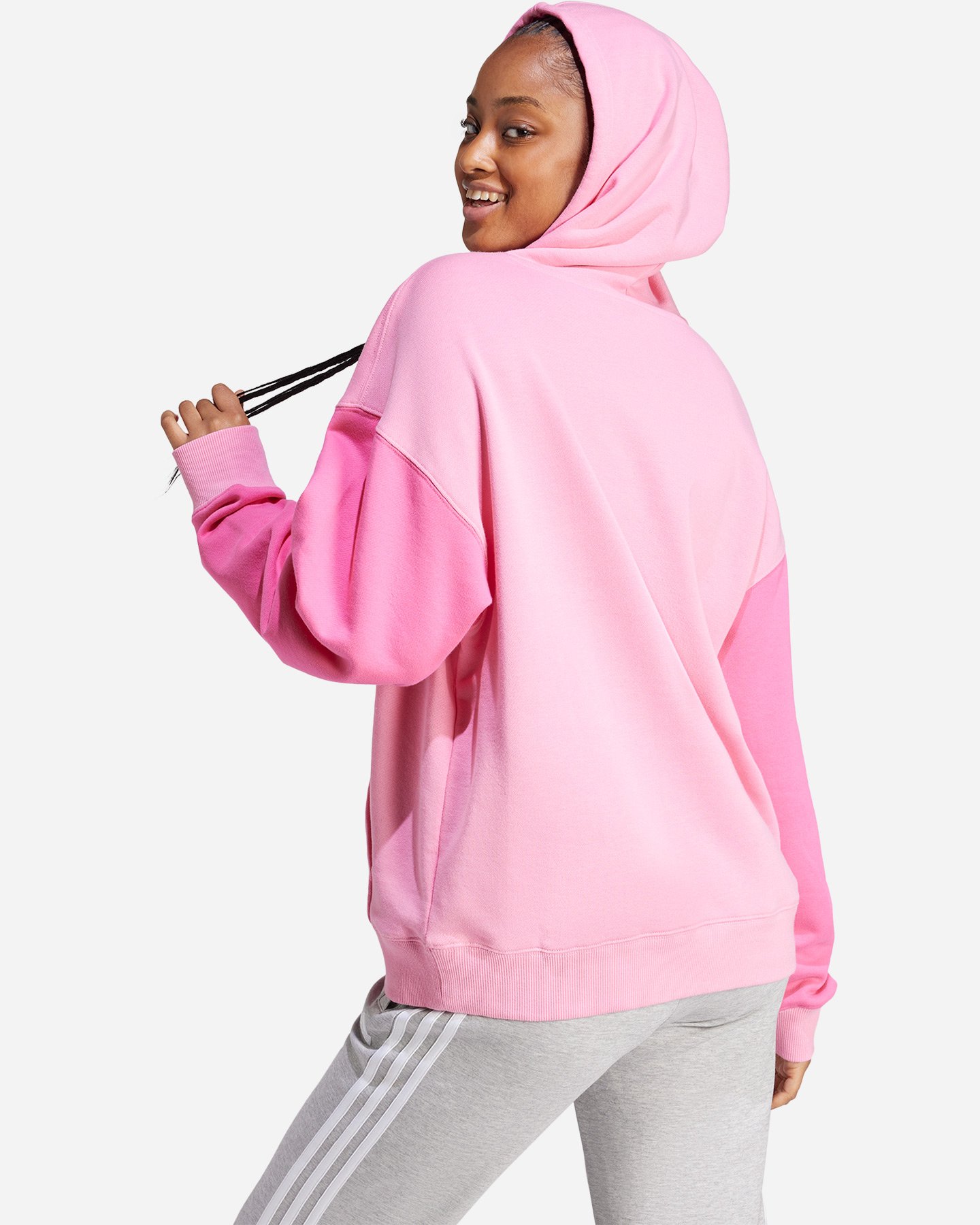 Felpa ADIDAS BIG LOGO W - Rosa - 2 | Cisalfa Sport