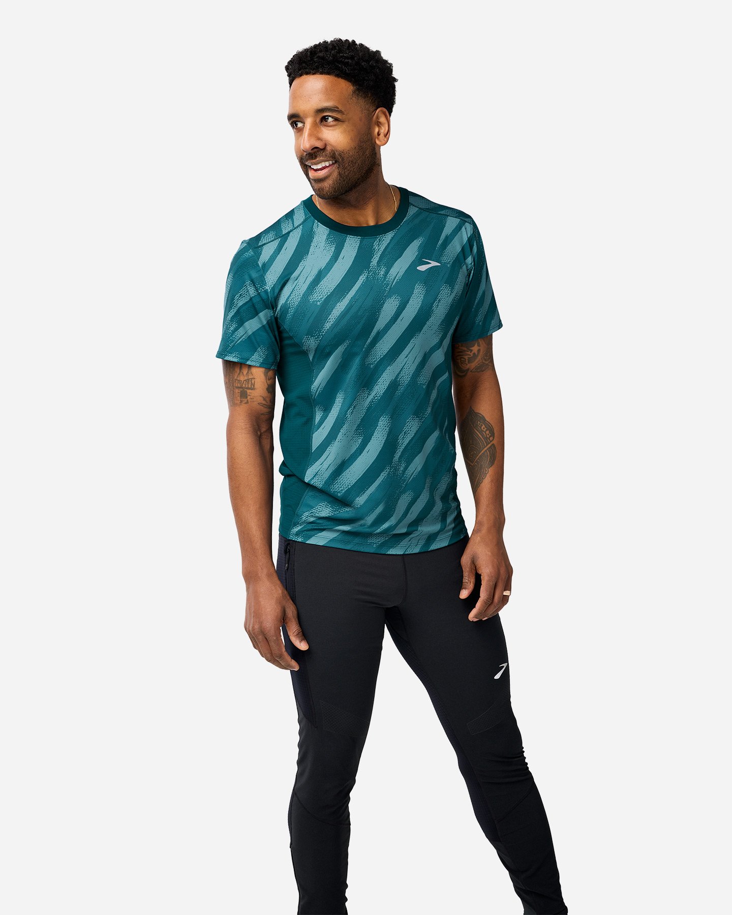 T-shirt running BROOKS ATMOSPHERE 3.0 M - Verde - 1 | Cisalfa Sport