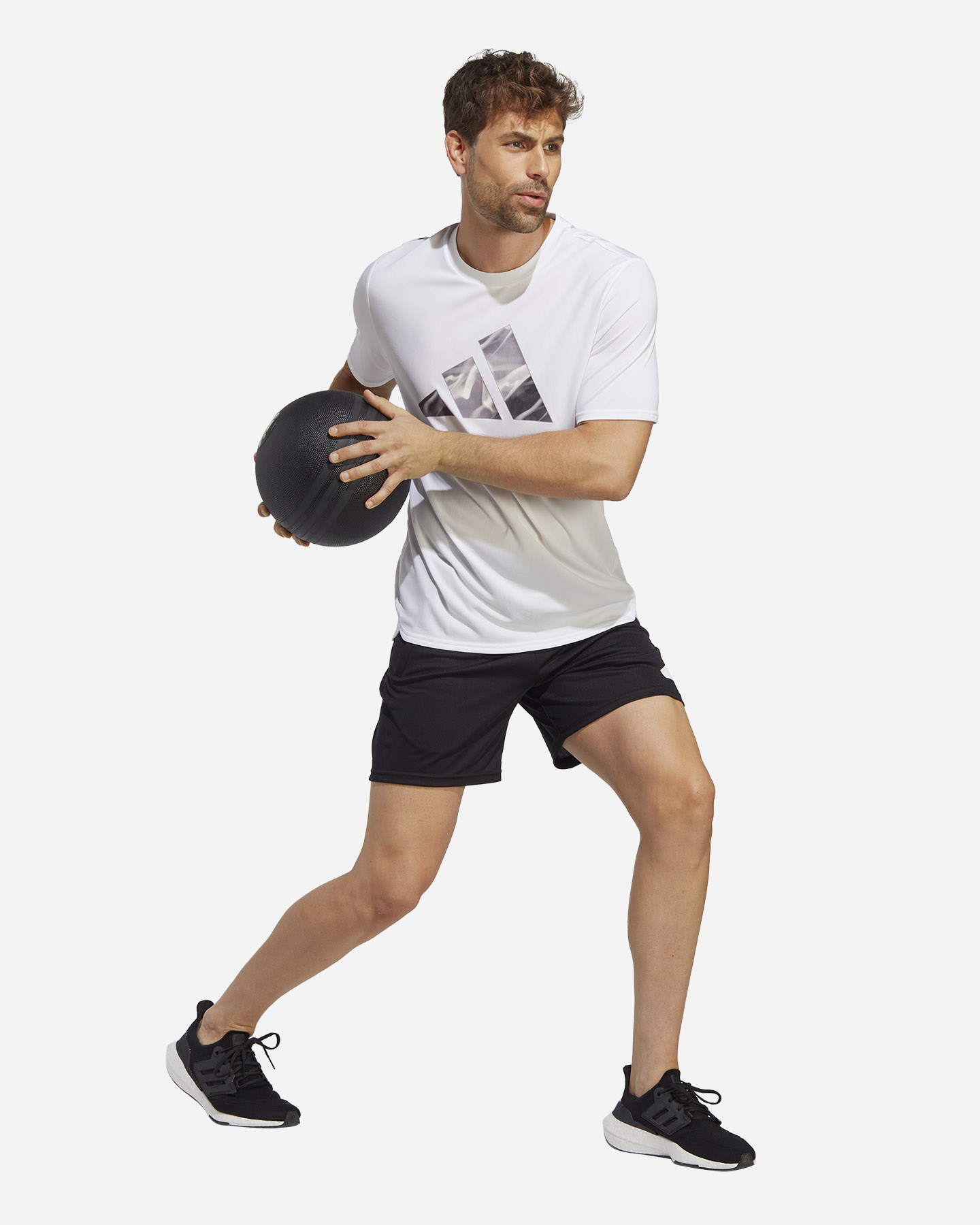 T-shirt training ADIDAS D4M HIIT M - Bianco - 5 | Cisalfa Sport