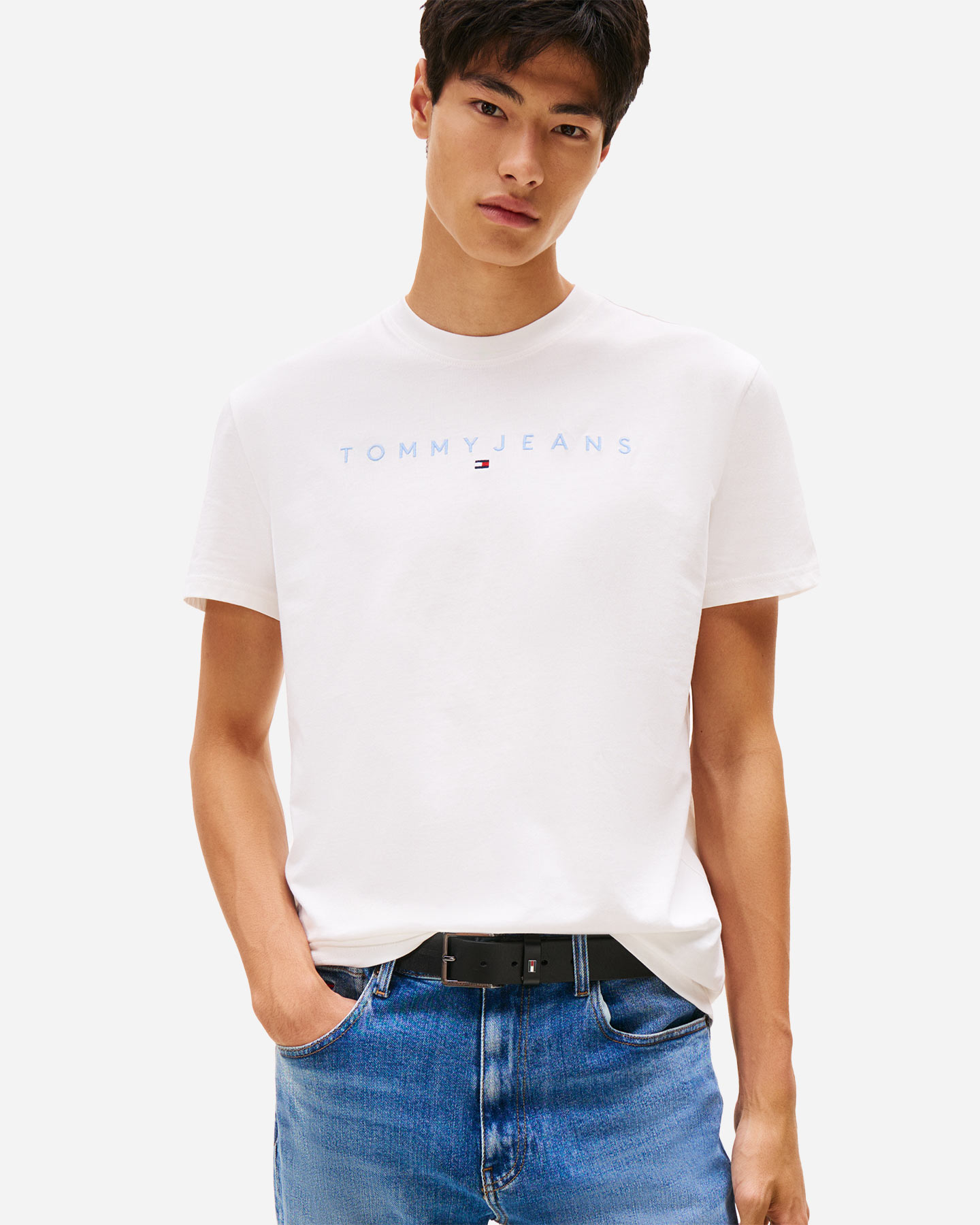 T-shirt TOMMY HILFIGER LINEAR LOGO M - Bianco - 1 | Cisalfa Sport