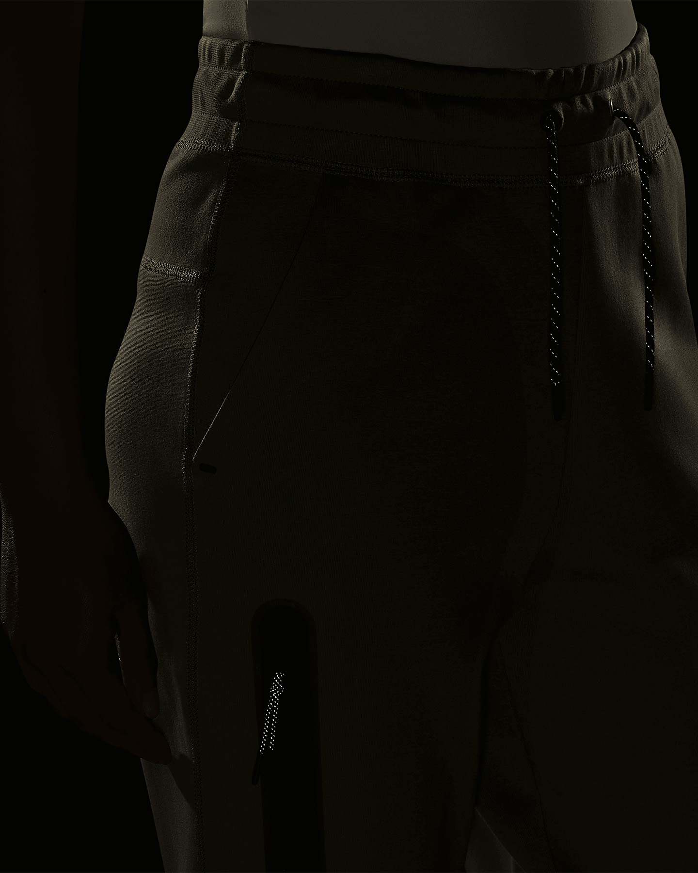 Pantalone NIKE TECH FLEECE NEW W - Verde - 3 | Cisalfa Sport