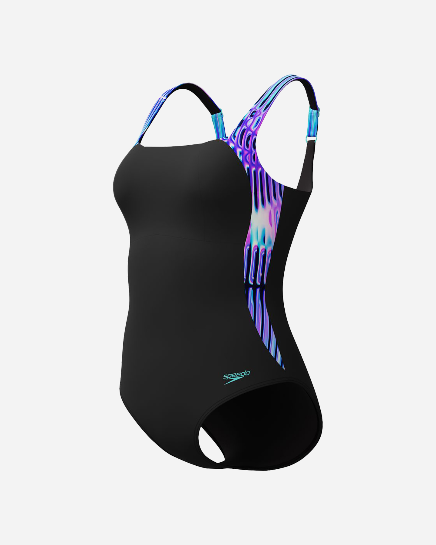 Costume piscina SPEEDO LUNALUSTRE PRINTED W - Blu - 5 | Cisalfa Sport