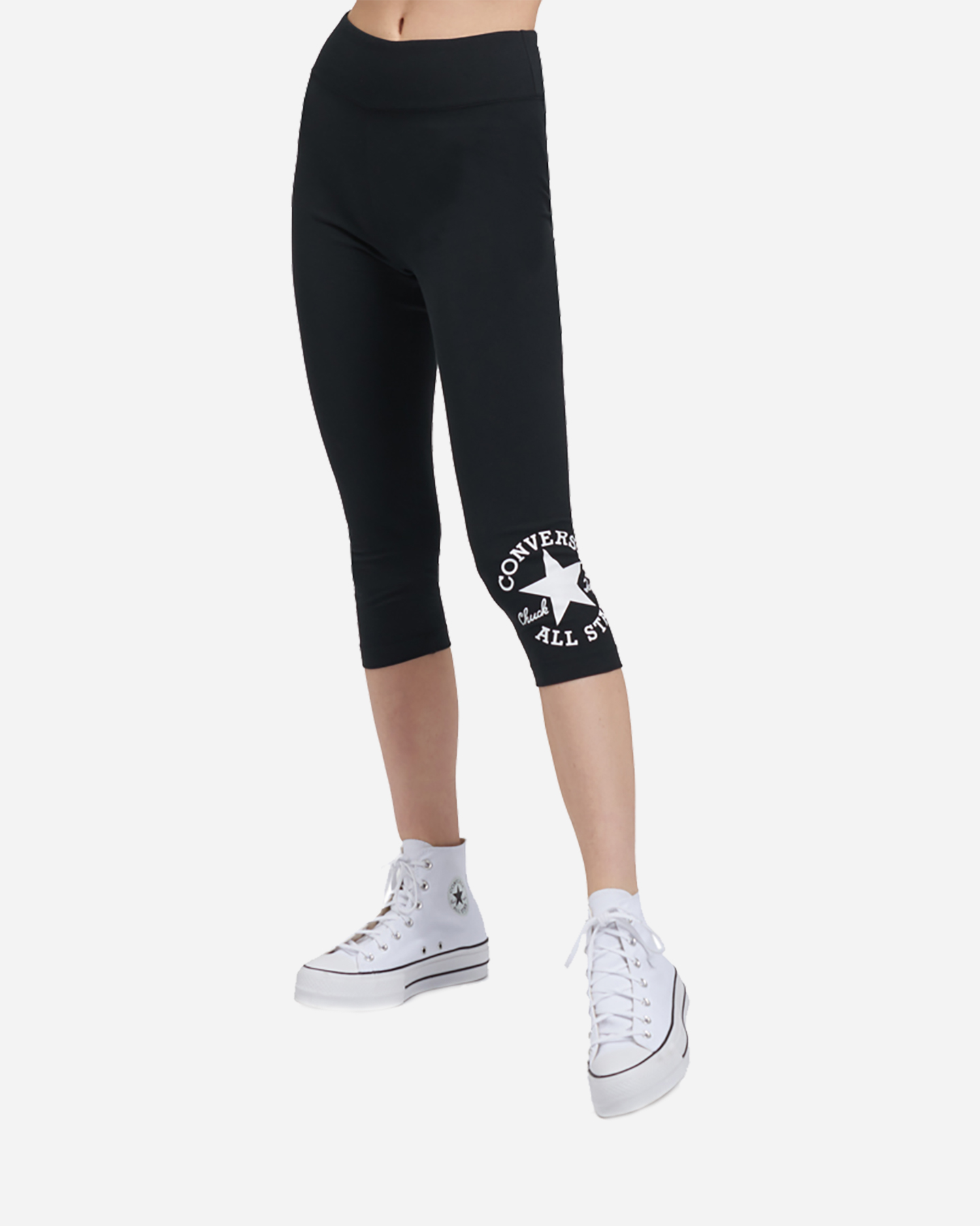 Leggings CONVERSE LOGO ALL STAR LATERAL W - Nero - 0 | Cisalfa Sport