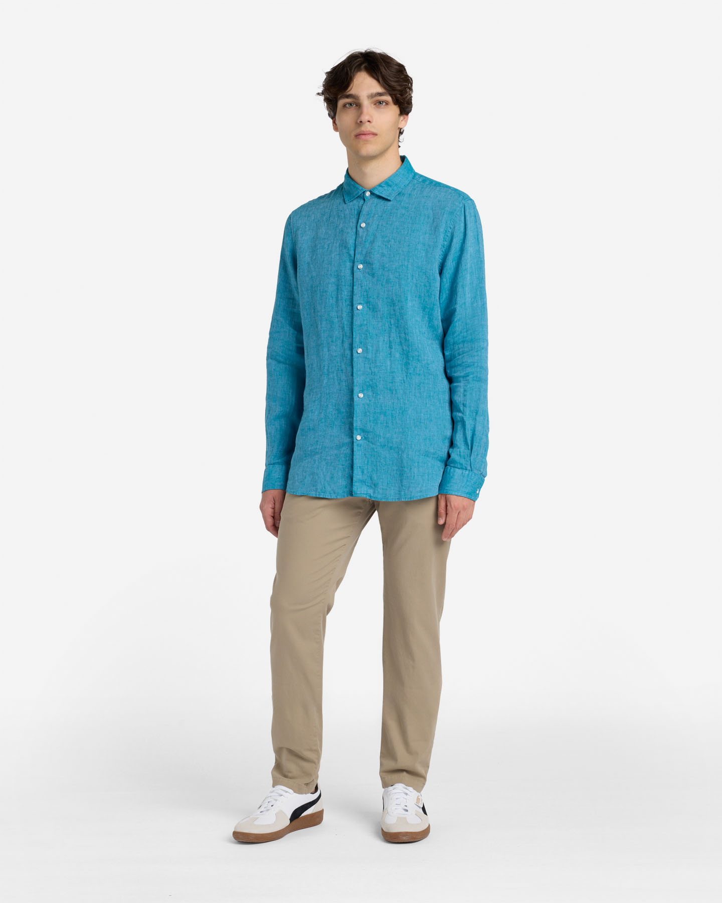 Camicia BEST COMPANY LINO M - Blu - 2 | Cisalfa Sport