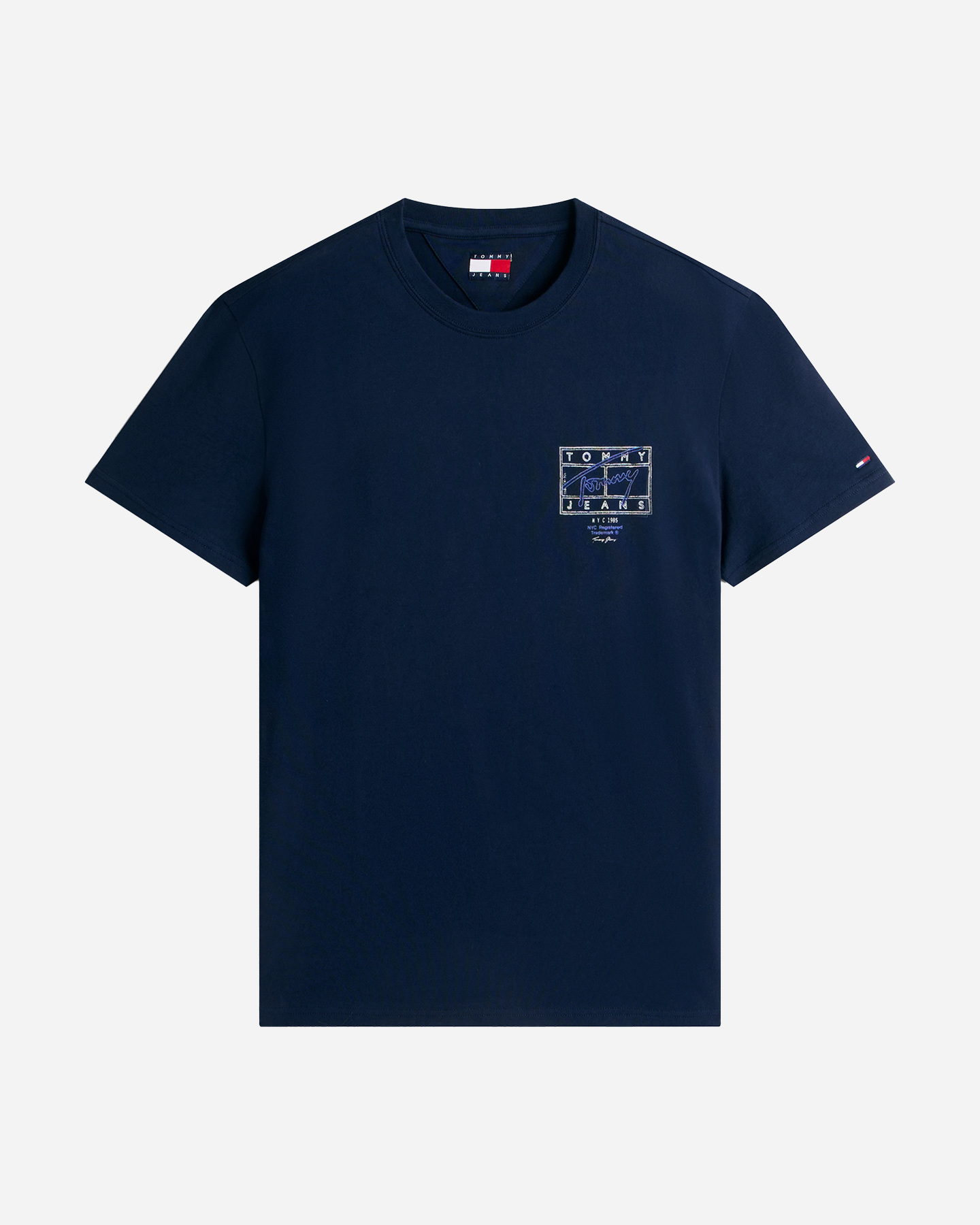 T-shirt TOMMY HILFIGER BACK LOGO M - Blu - 0 | Cisalfa Sport