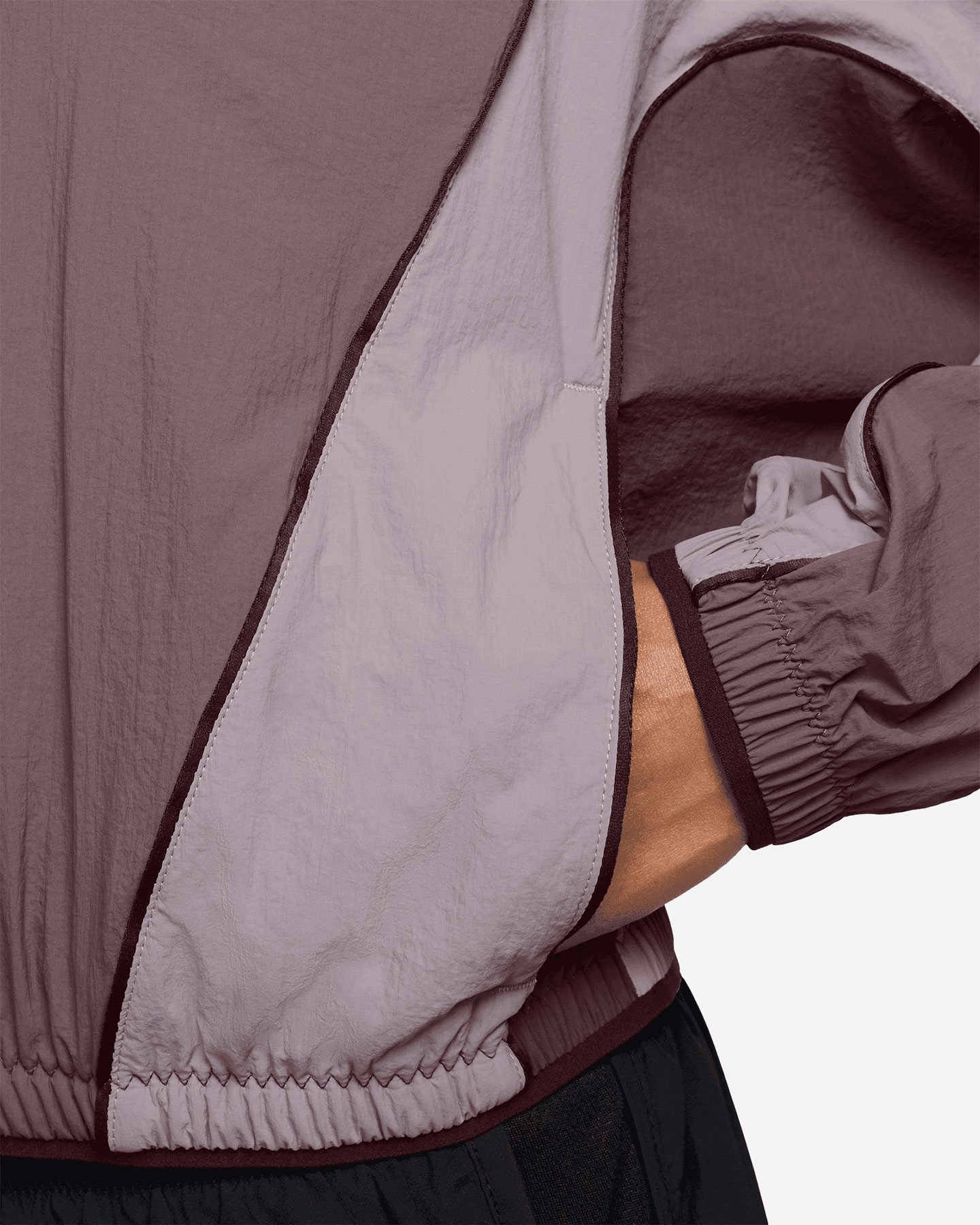 Giacca running NIKE SWIFT W - Marrone - 2 | Cisalfa Sport