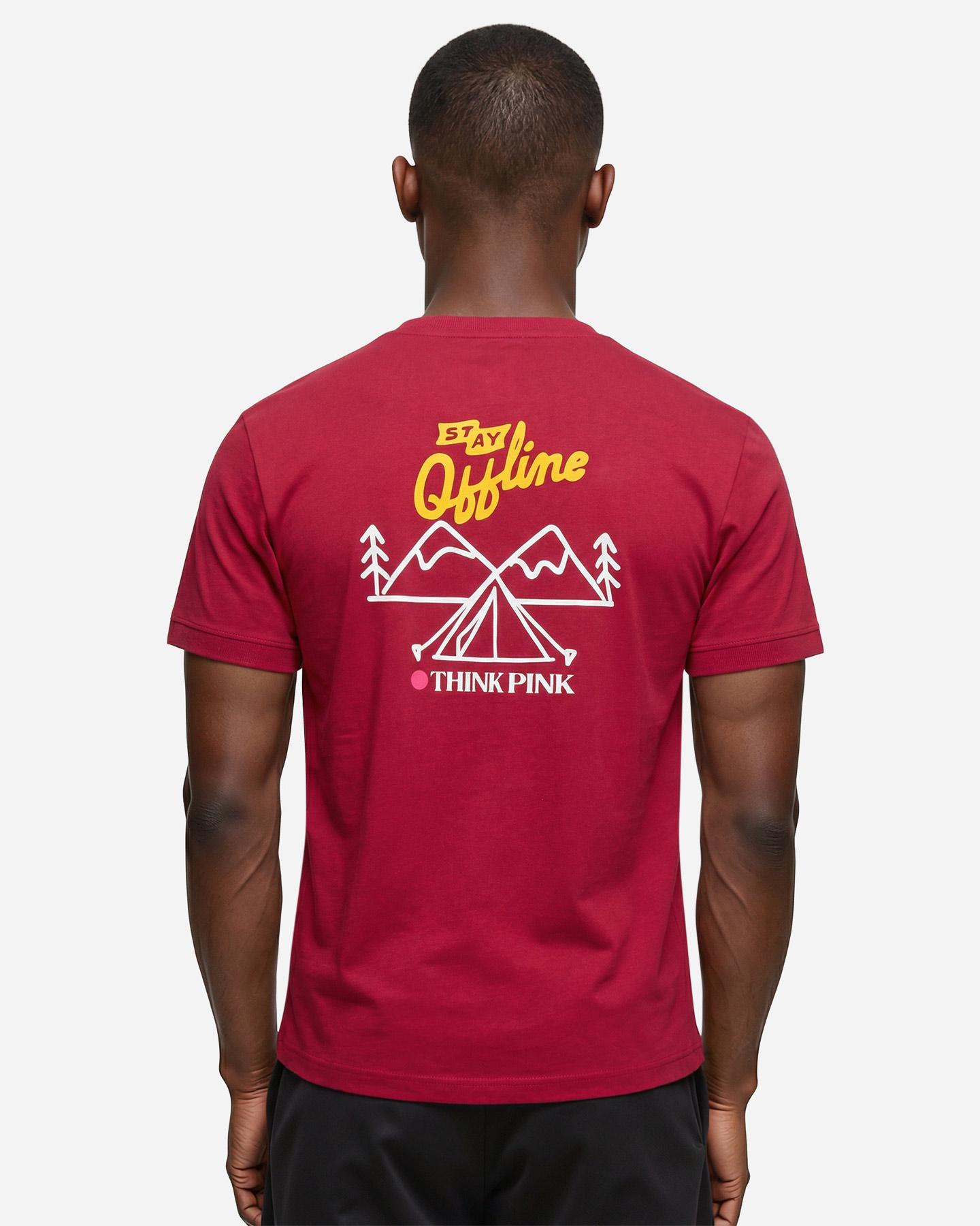 T-shirt THINK PINK GOPCORE M - Rosso - 3 | Cisalfa Sport