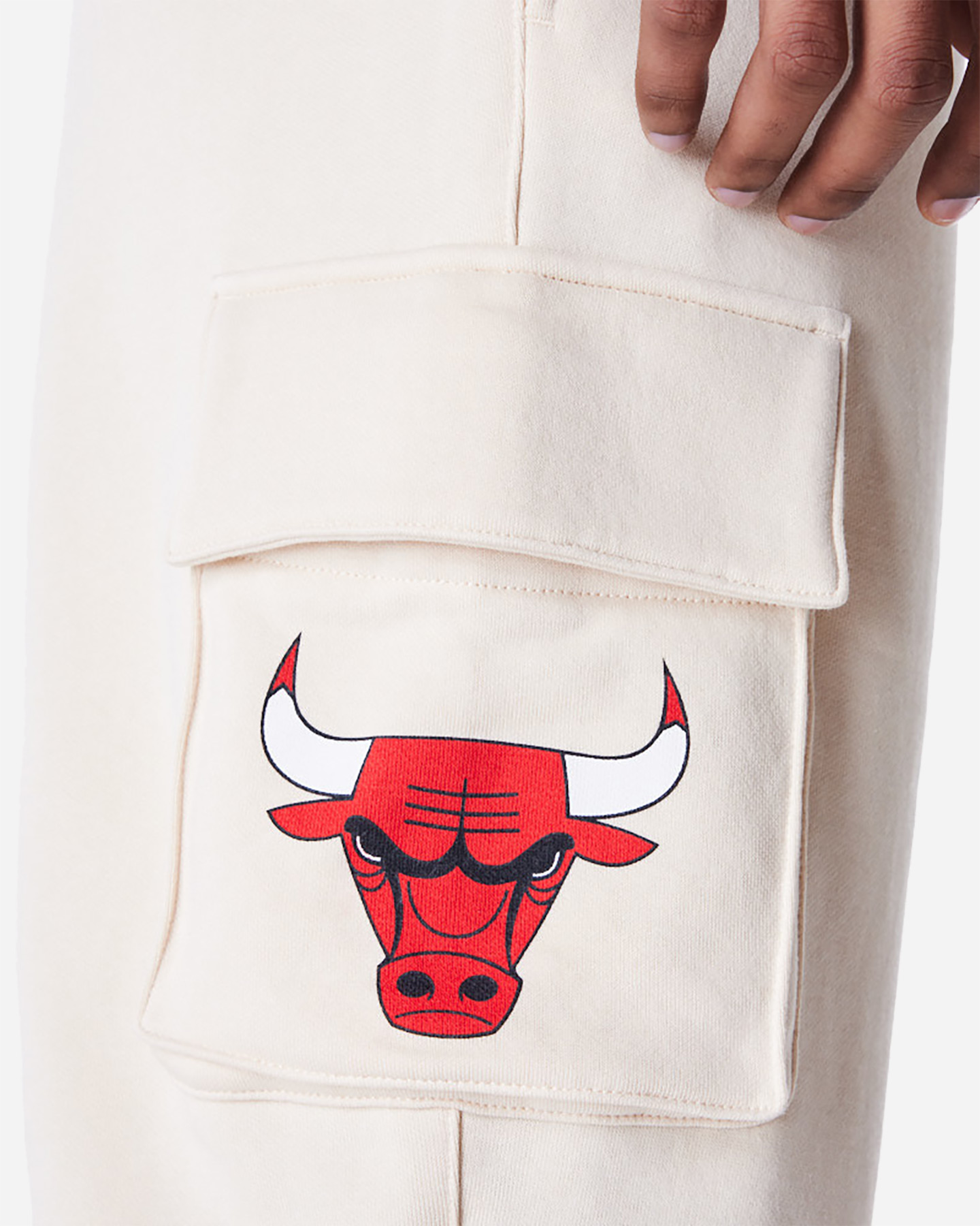 Pantaloni nba NEW ERA WORDMARK BULLS CARGO M - Beige - 5 | Cisalfa Sport