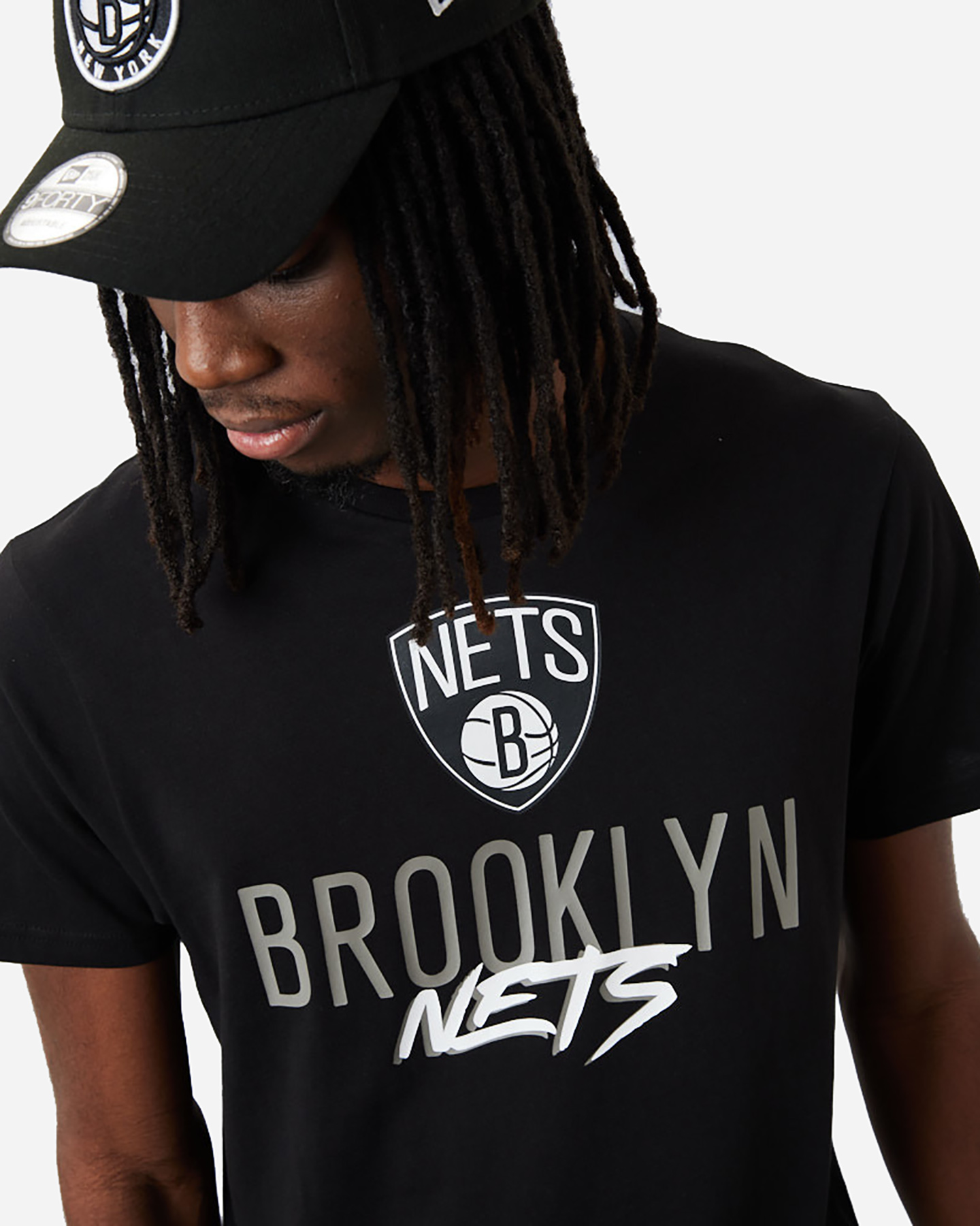 T-shirt NEW ERA SCRIPT BROOKLYN NETS M - 3 | Cisalfa Sport