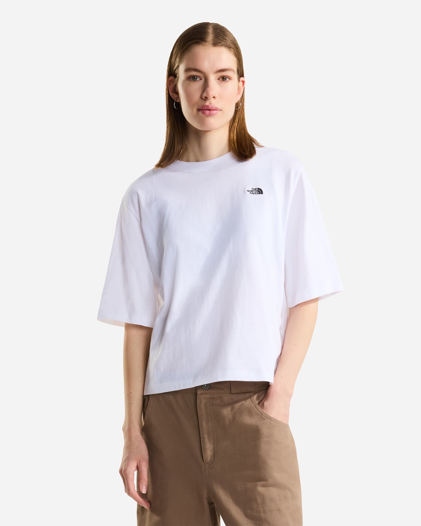 T-shirt THE NORTH FACE ESSENTIAL SIMPLE DOME W - Bianco - 2 | Cisalfa Sport