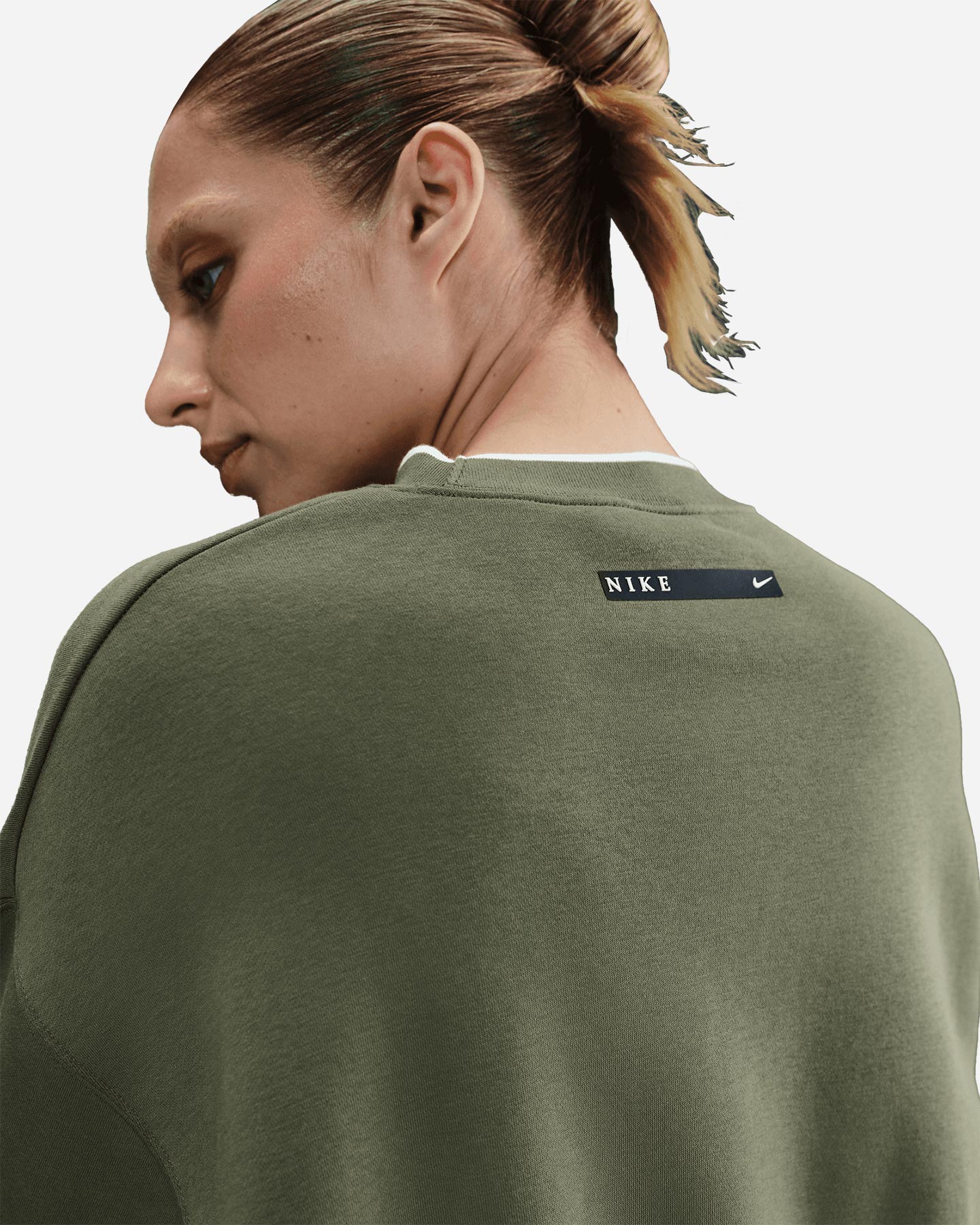 Felpa NIKE BIG LOGO PHOENIX W - Verde - 5 | Cisalfa Sport