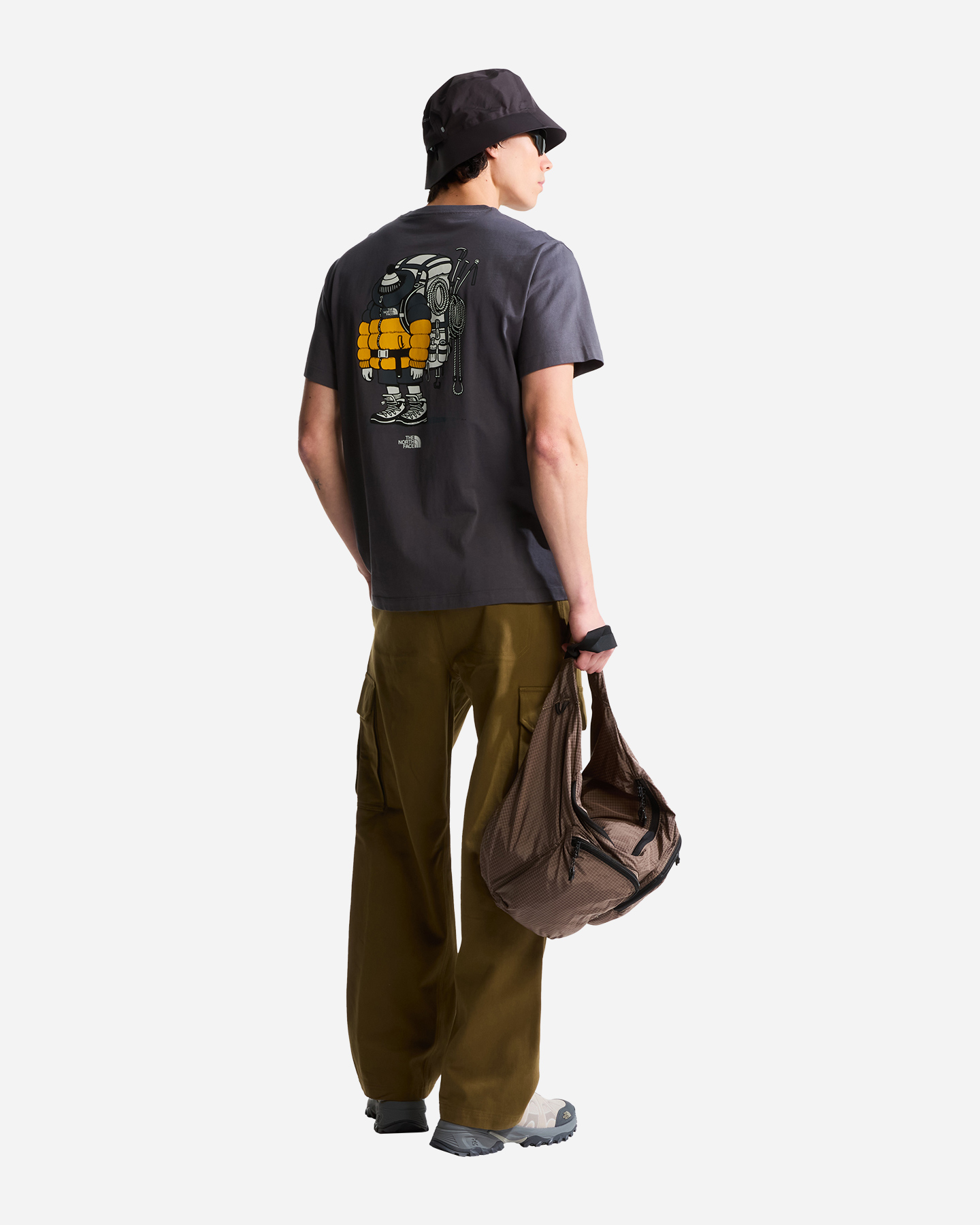 T-shirt THE NORTH FACE GEAR UP GET OUT M - Grigio - 4 | Cisalfa Sport