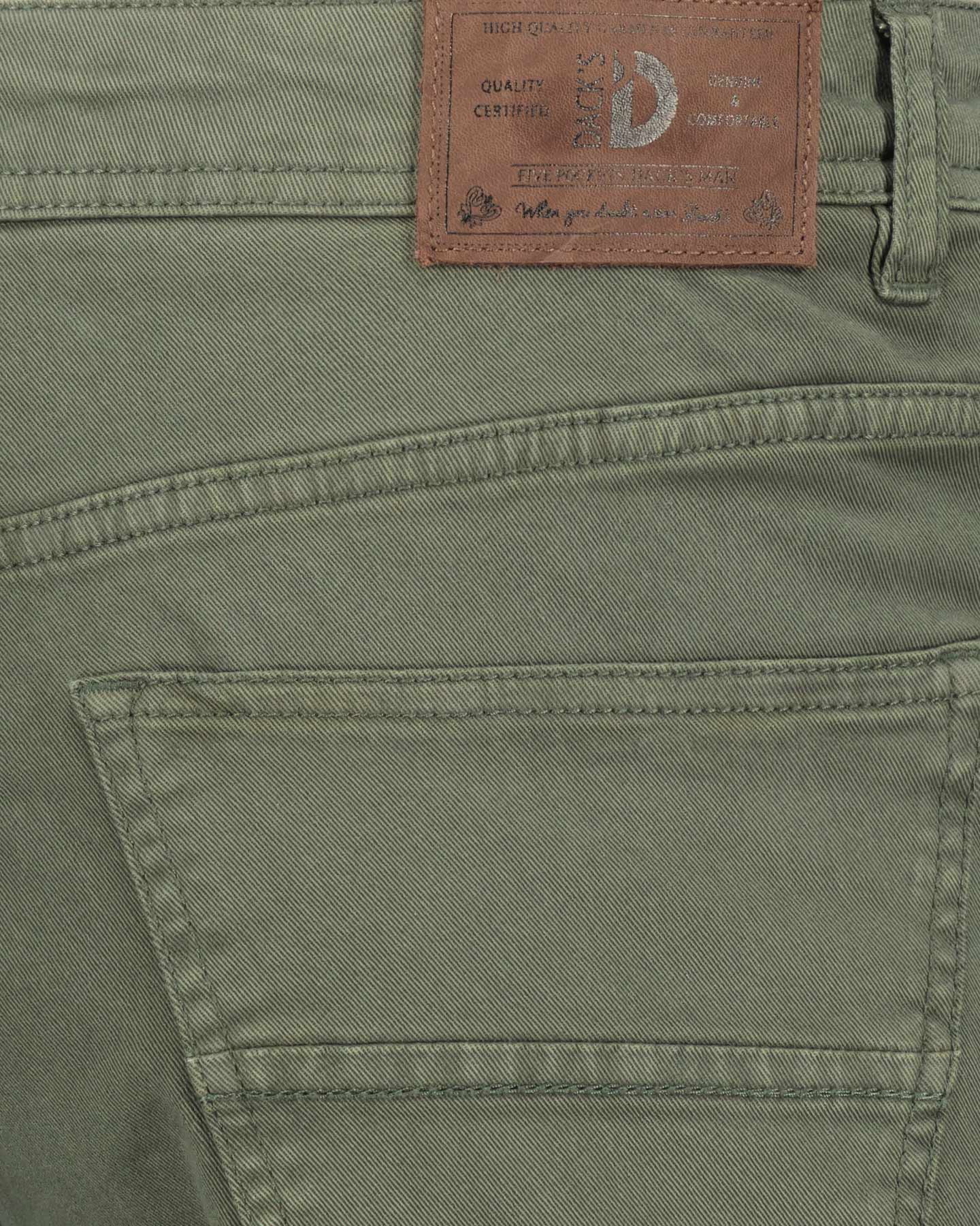 Pantalone DACK'S 5TS SLIM TWILL M - Verde - 4 | Cisalfa Sport