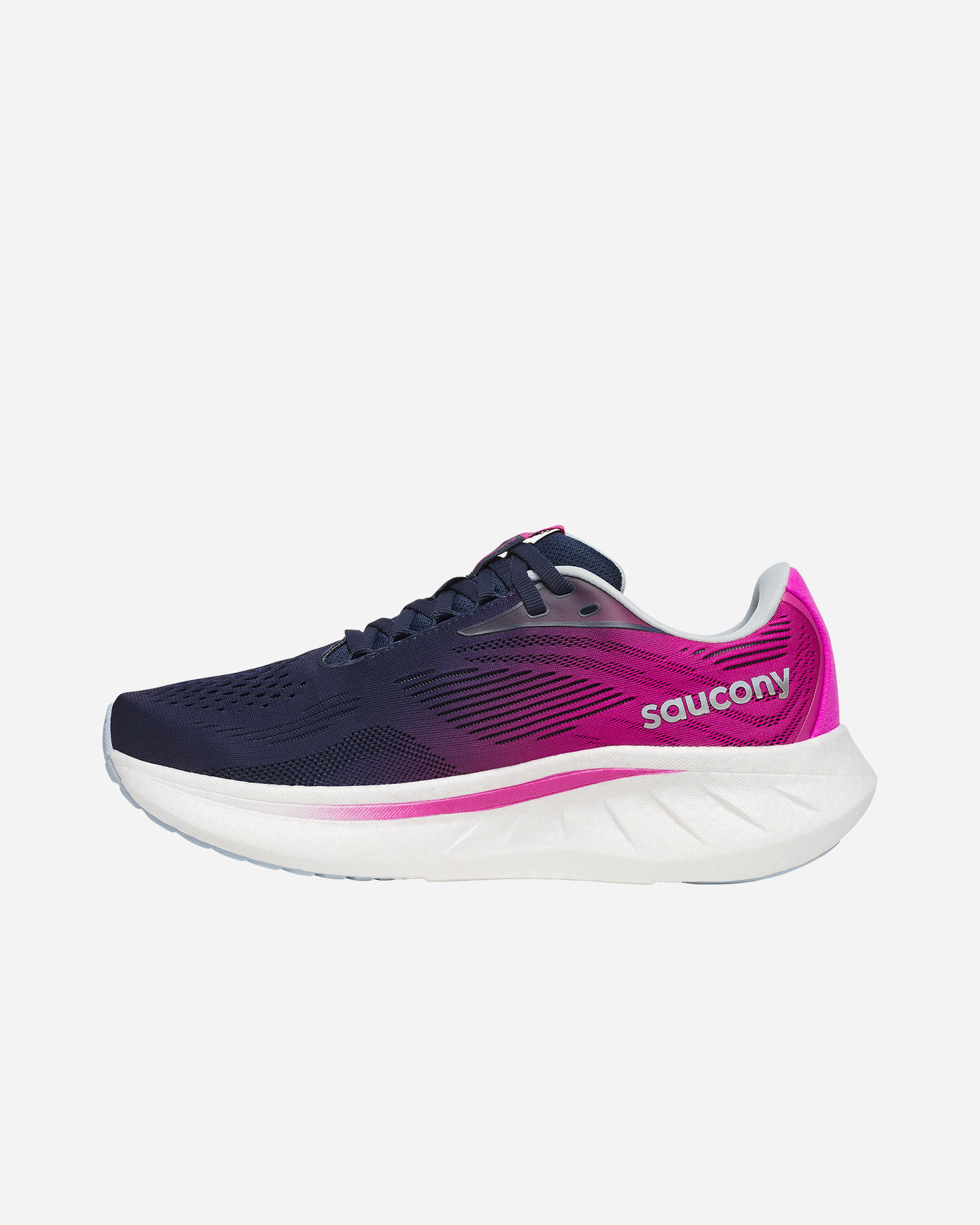 Scarpe running SAUCONY RIDE 18 W - Blu Navy - 5 | Cisalfa Sport