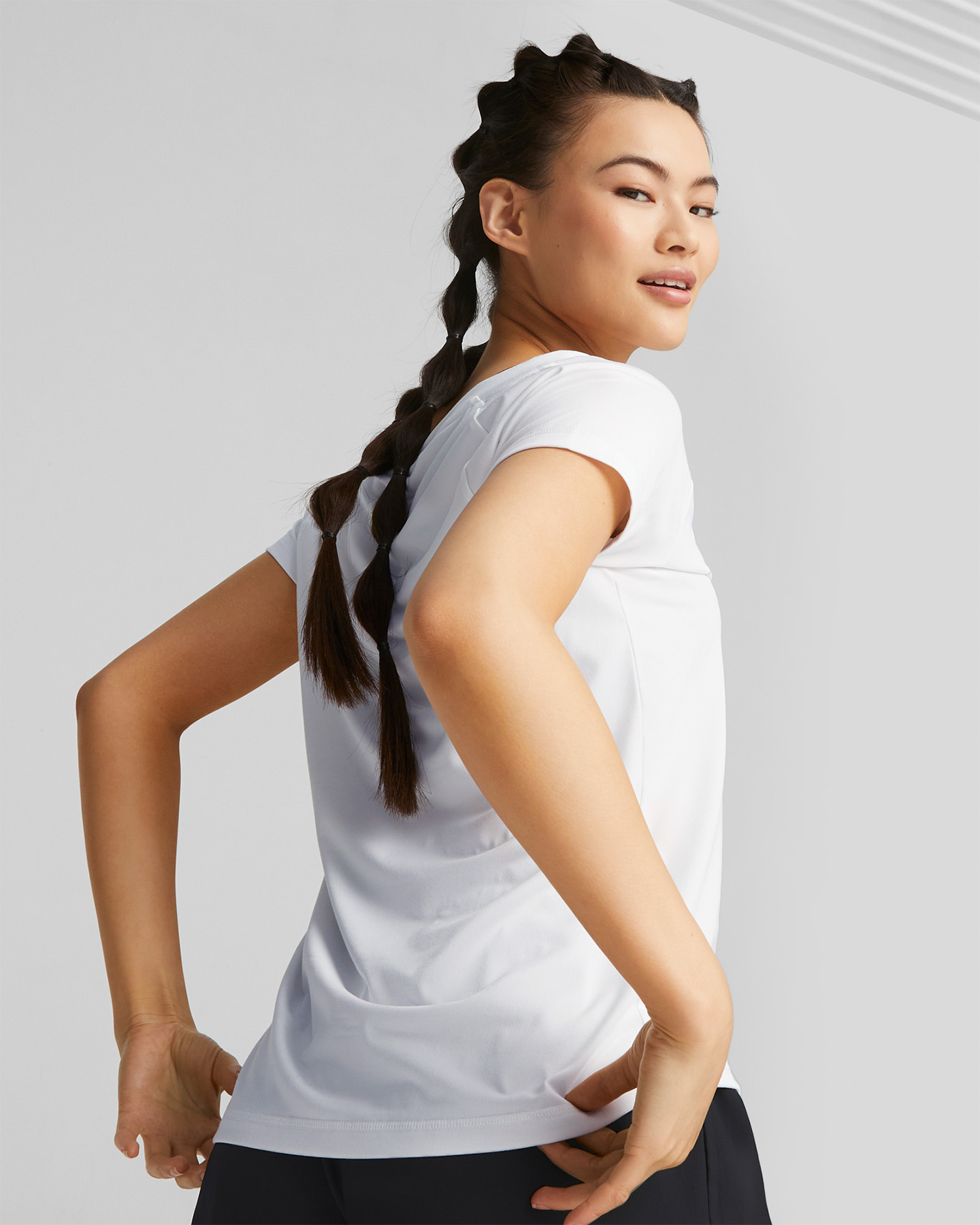 T-shirt training PUMA LOGO W - Bianco - 2 | Cisalfa Sport