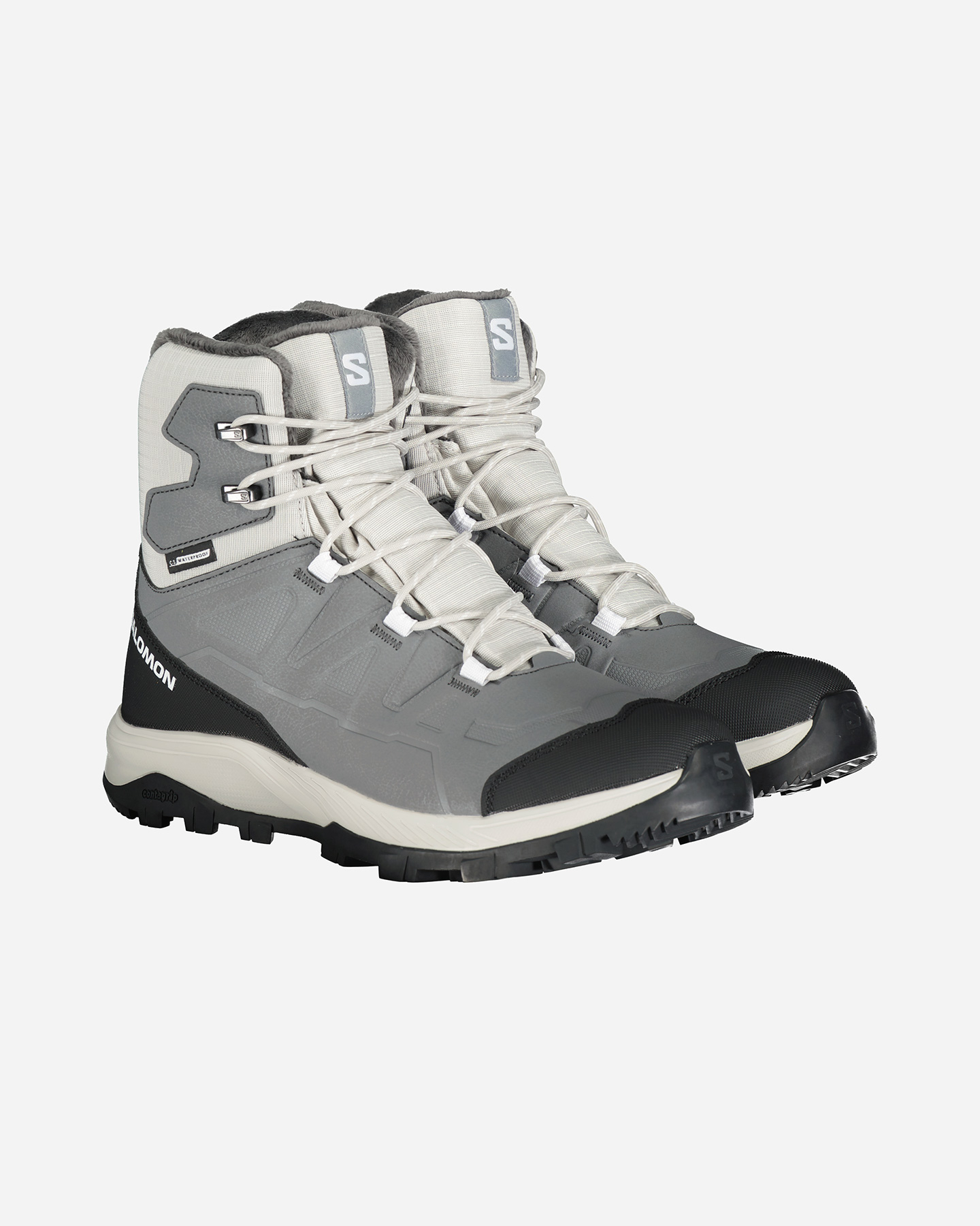 Scarpe escursionismo SALOMON OUTFROST THINSULATE CSWP MID W - Grigio - 1 | Cisalfa Sport