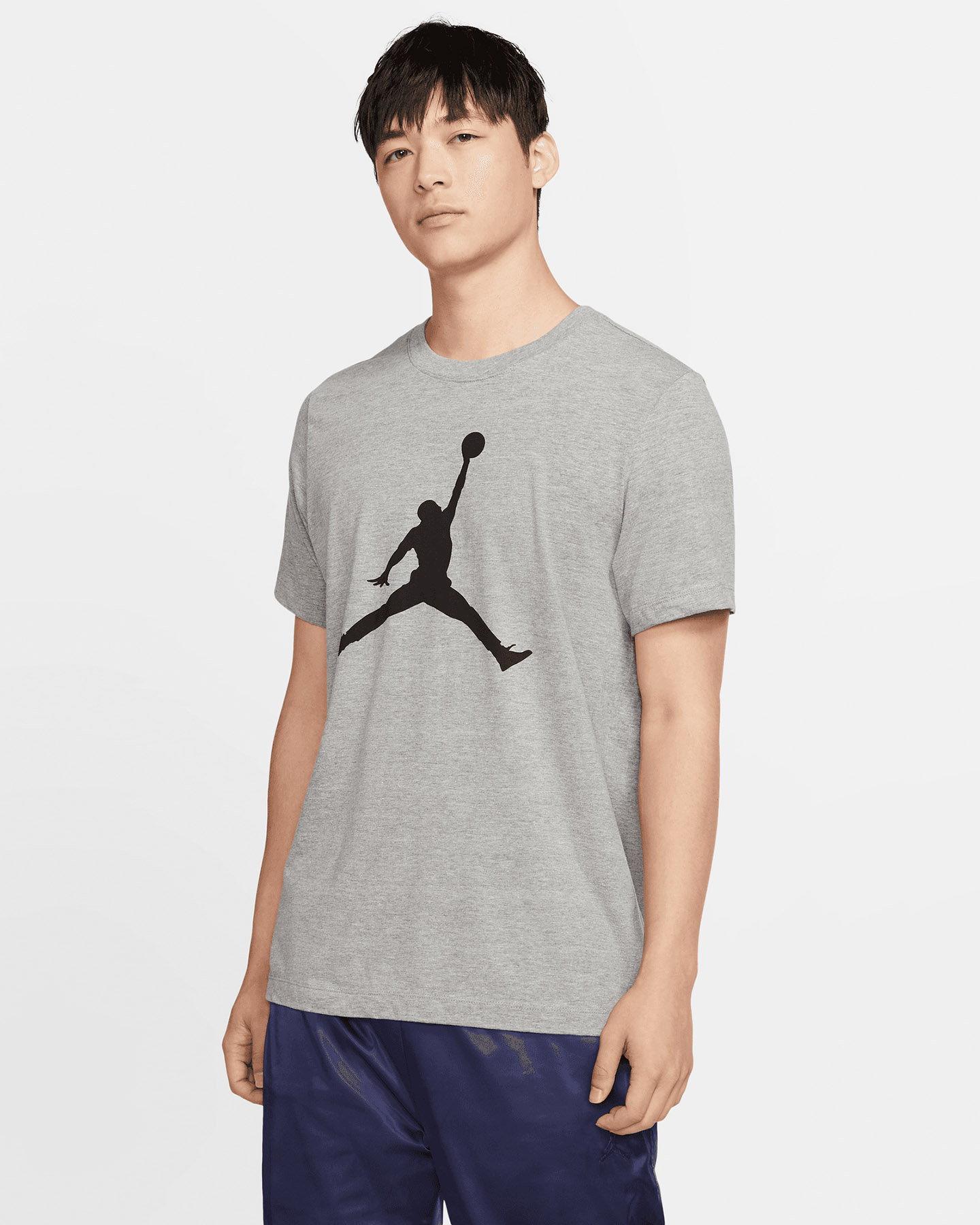 Maglia basket NIKE JORDAN JUMPMAN CREW M - Grigio - 3 | Cisalfa Sport