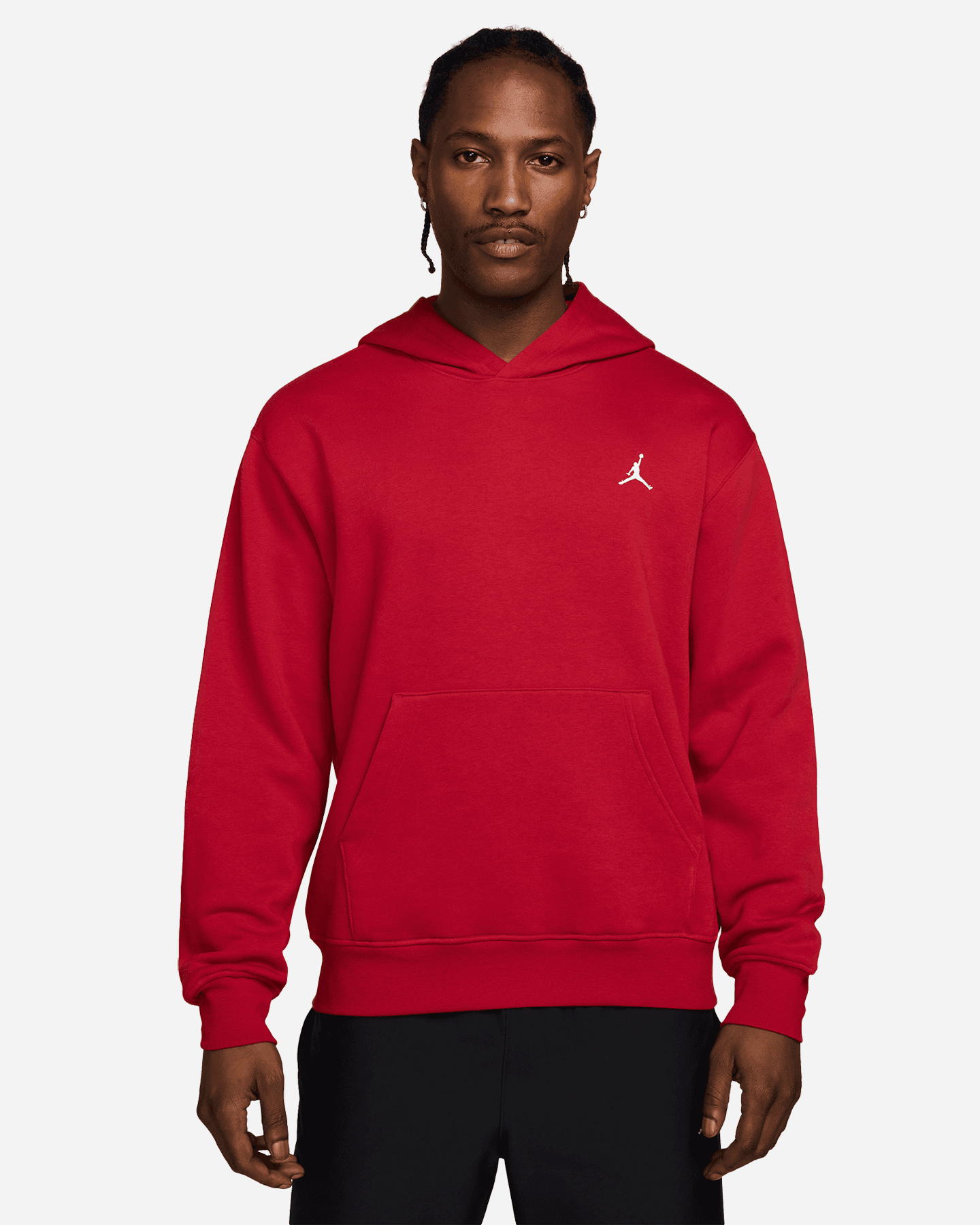 Felpa NIKE FLC BROOKLYN JORDAN M - Rosso - 0 | Cisalfa Sport