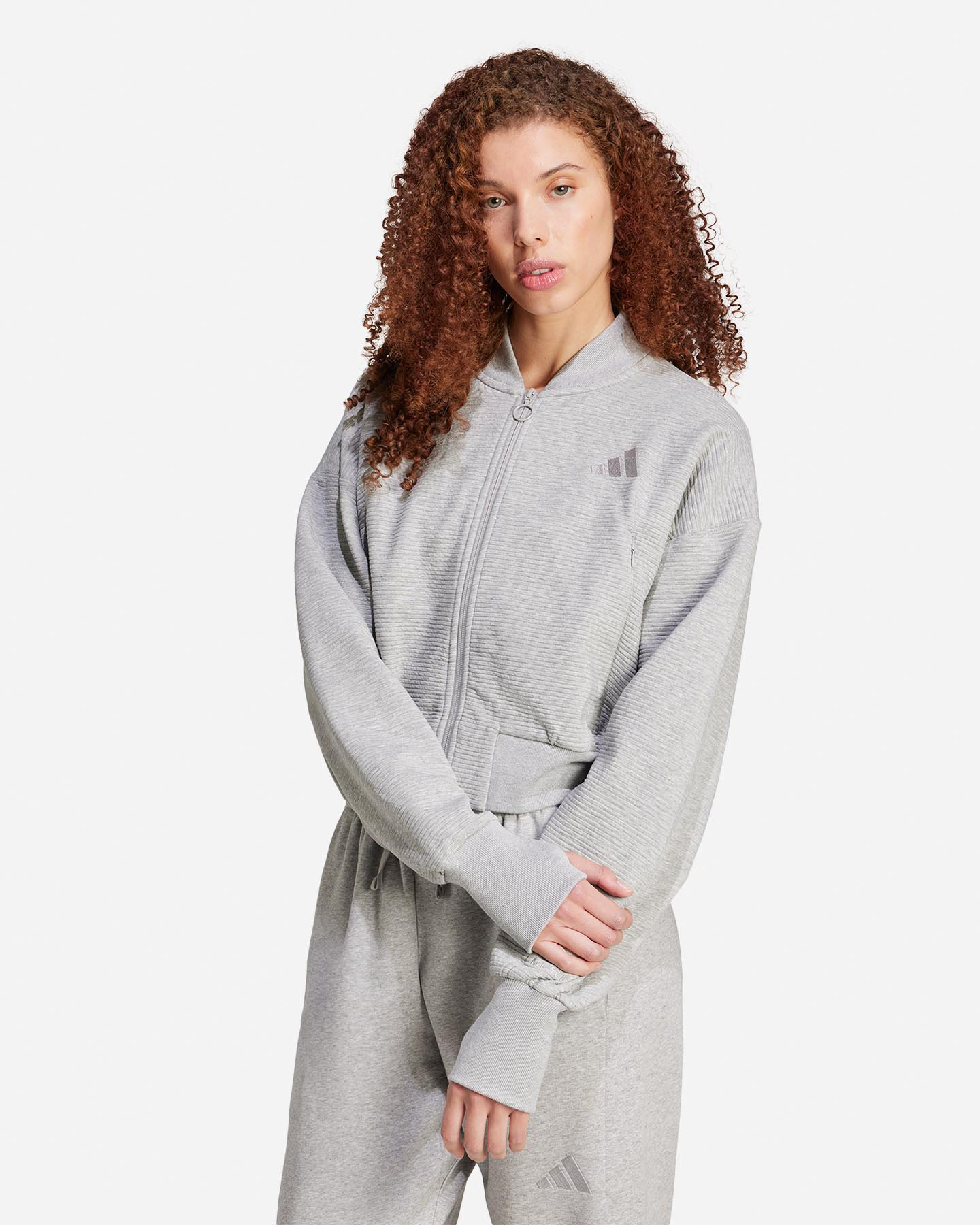 Felpa ADIDAS SMALL LOGO SZN W - Grigio - 1 | Cisalfa Sport