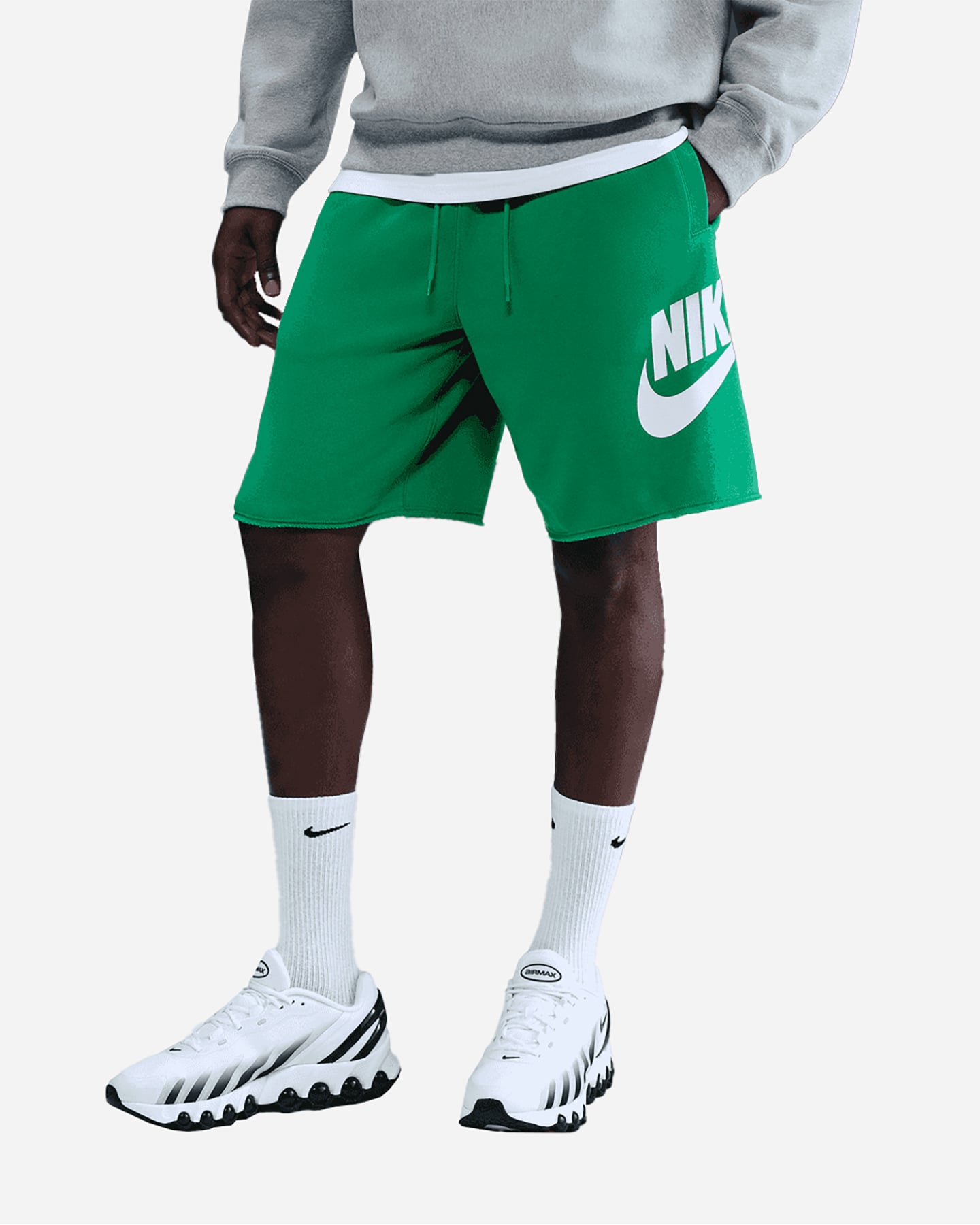 Nike Alumni Big Logo M - Pantaloncini - Uomo - Verde