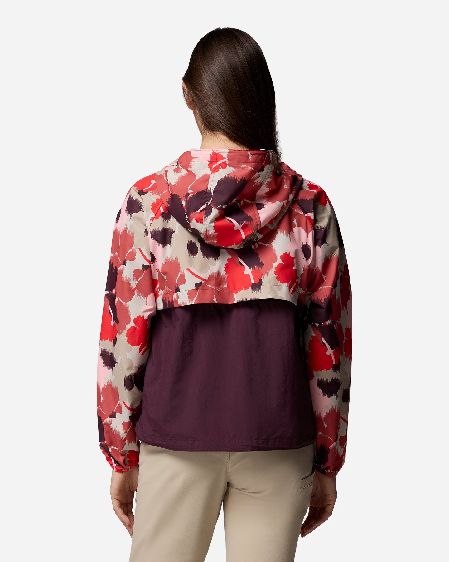 Giacca outdoor COLUMBIA SPIRE VALLEY PRINTED W - Rosso - 1 | Cisalfa Sport