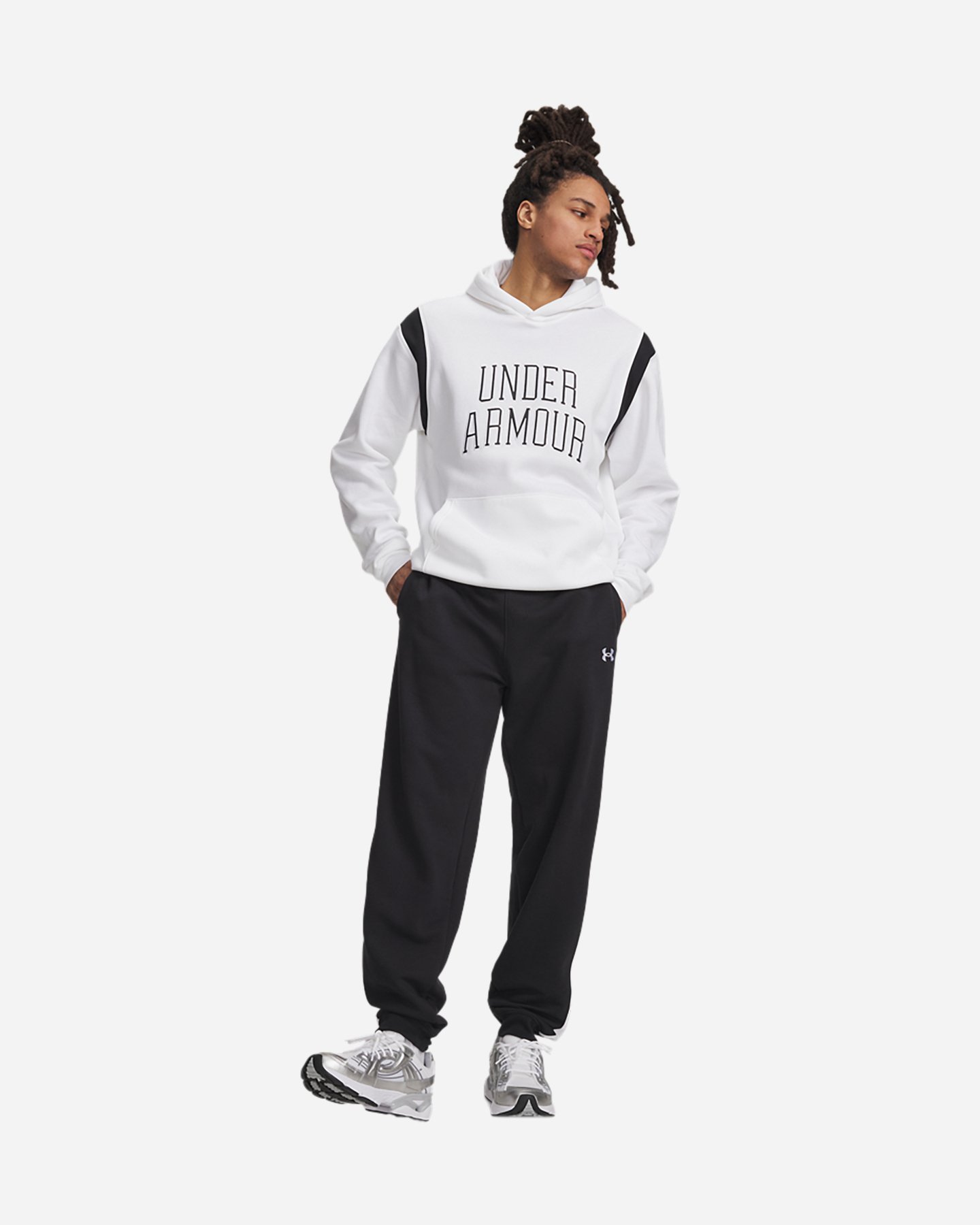 Pantalone UNDER ARMOUR RIVAL FLEECE M - Nero - 2 | Cisalfa Sport