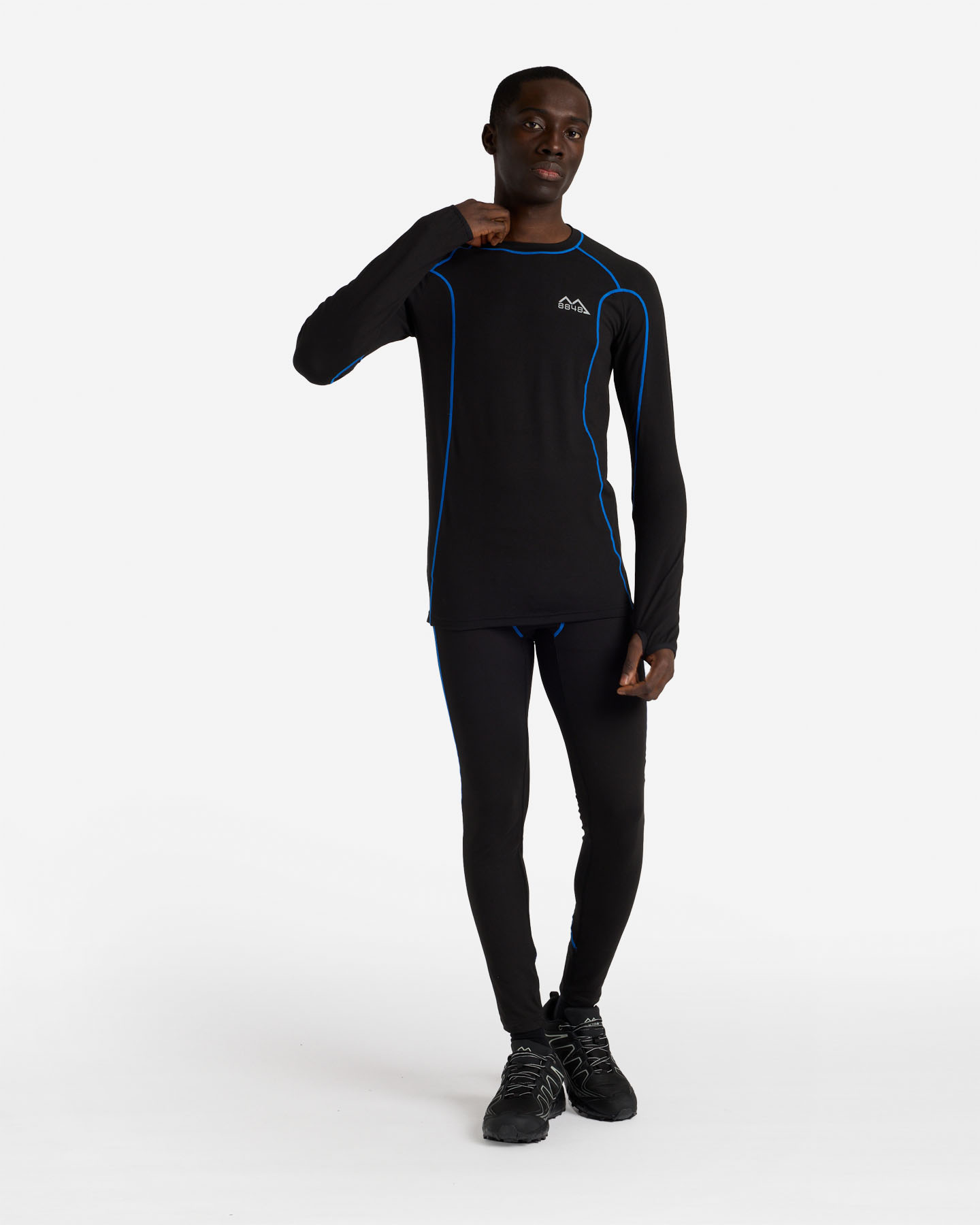 Maglia intimo tecnico 8848 MOUNTAIN ESSENTIAL M - Nero - 2 | Cisalfa Sport