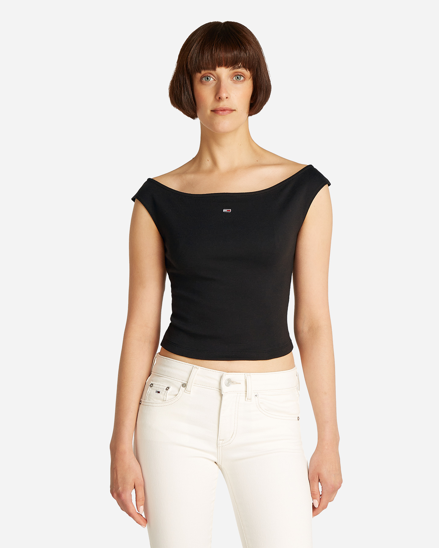 Canotta TOMMY HILFIGER BOAT NECK W - Nero - 2 | Cisalfa Sport