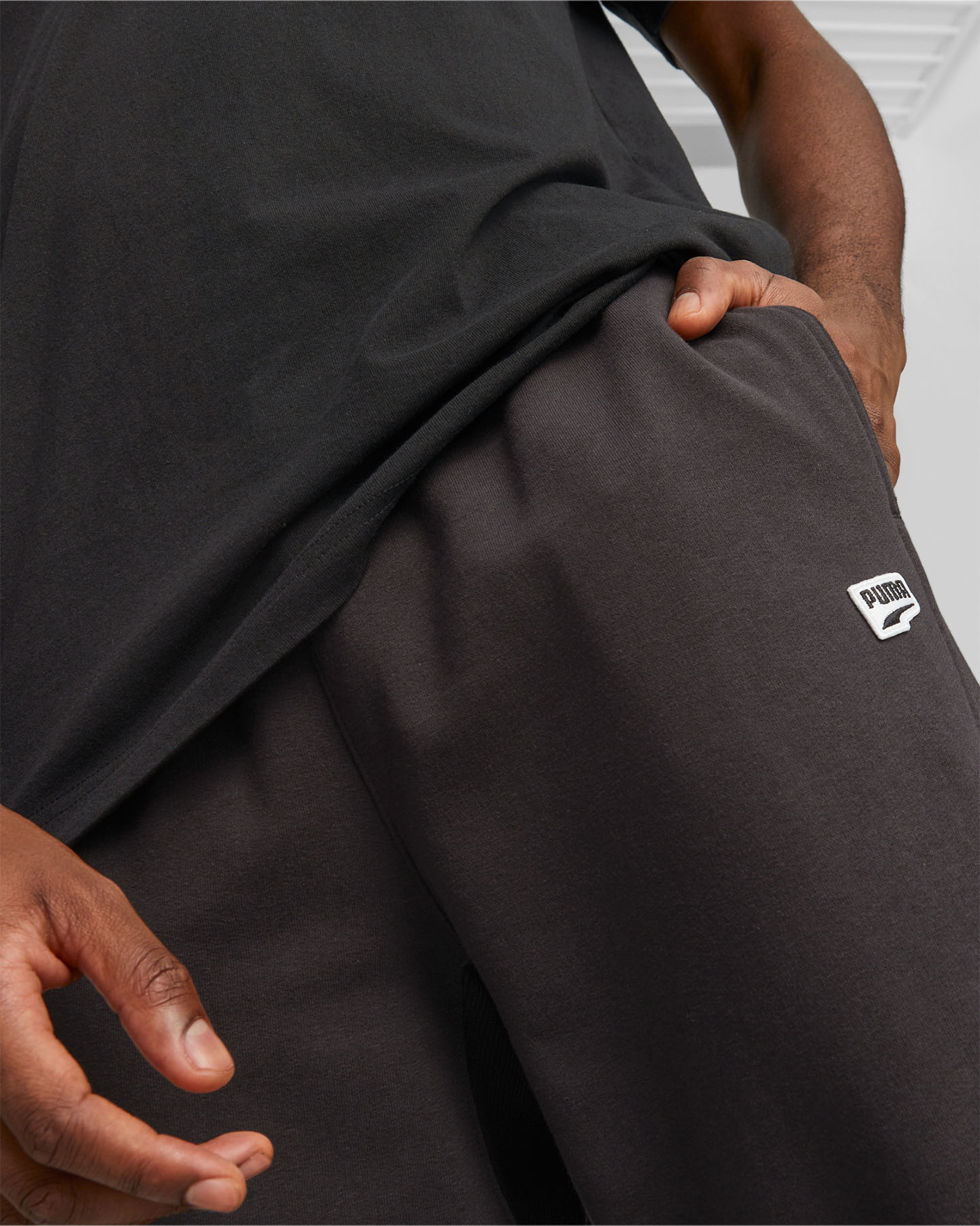Pantalone PUMA DOWNTOWN RELAXED M - Nero - 3 | Cisalfa Sport