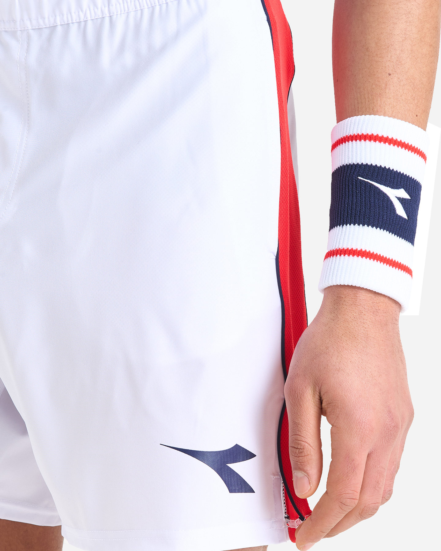 Pantaloncini tennis DIADORA 7" ICON M - Bianco - 5 | Cisalfa Sport