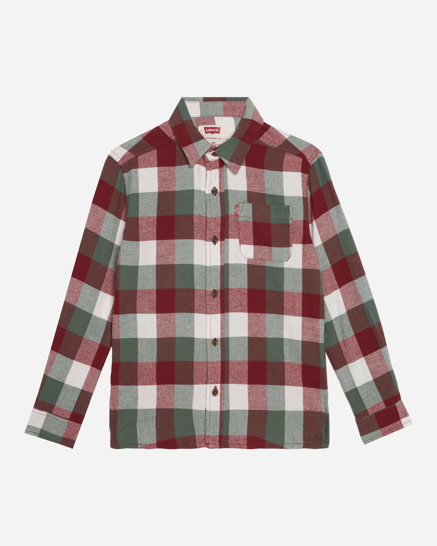 Camicia LEVI'S CHECK JR - Rosso - 0 | Cisalfa Sport