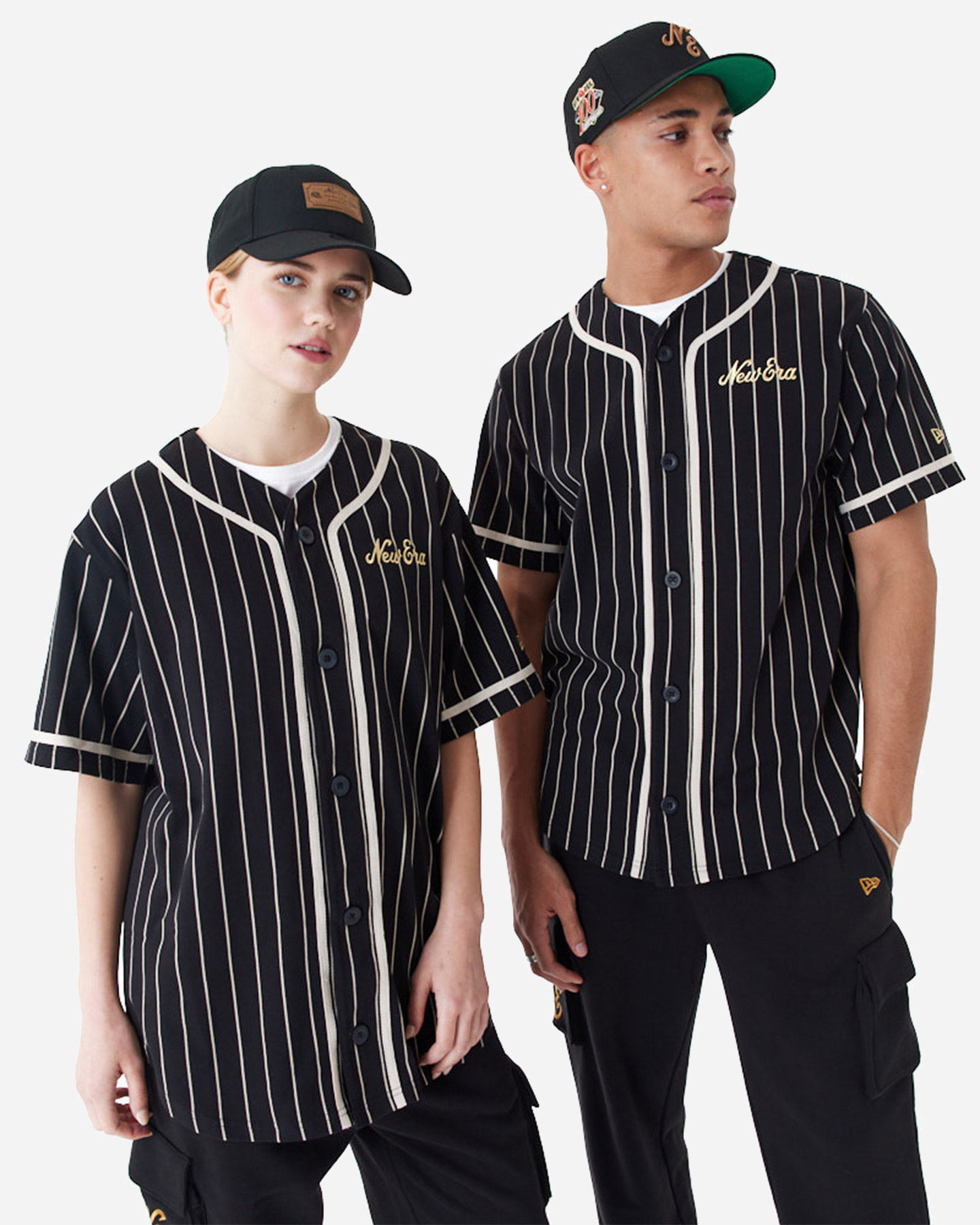 T-shirt NEW ERA BRAND PINSTRIPE M - Nero - 2 | Cisalfa Sport