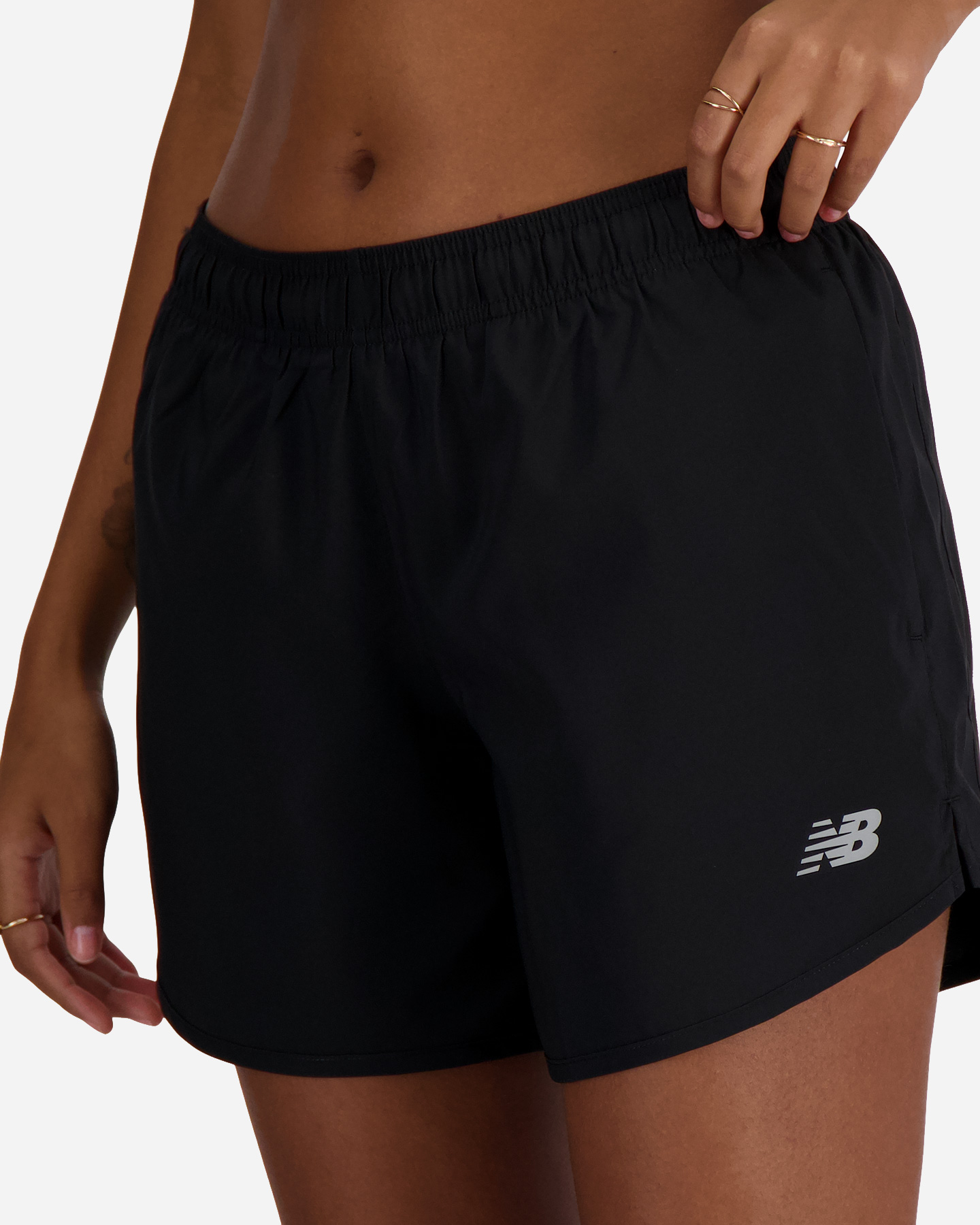 Short running NEW BALANCE SPORT ESSENTIALS 5" W - Nero - 3 | Cisalfa Sport