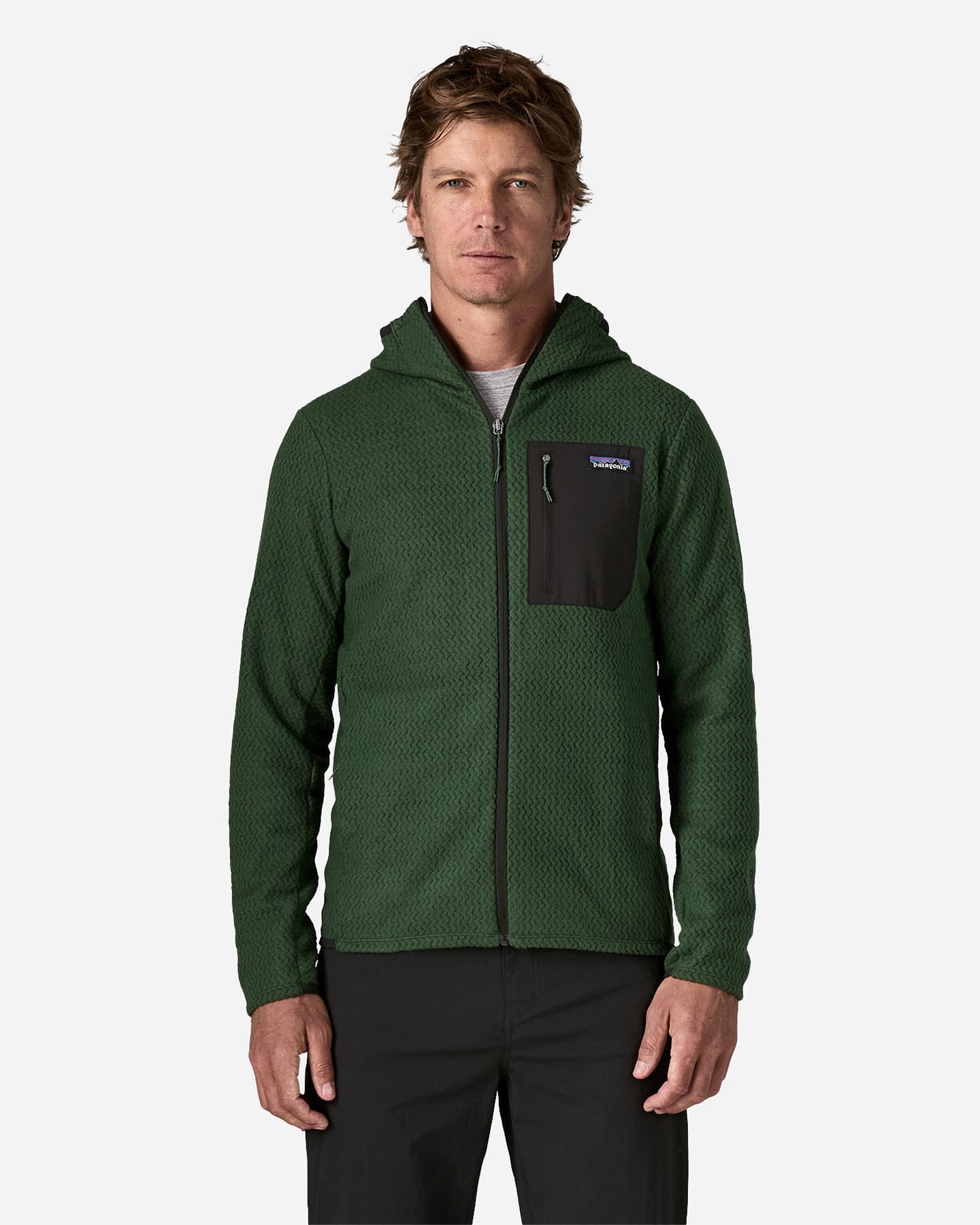 Pile PATAGONIA R1 AIR M - Verde - 1 | Cisalfa Sport