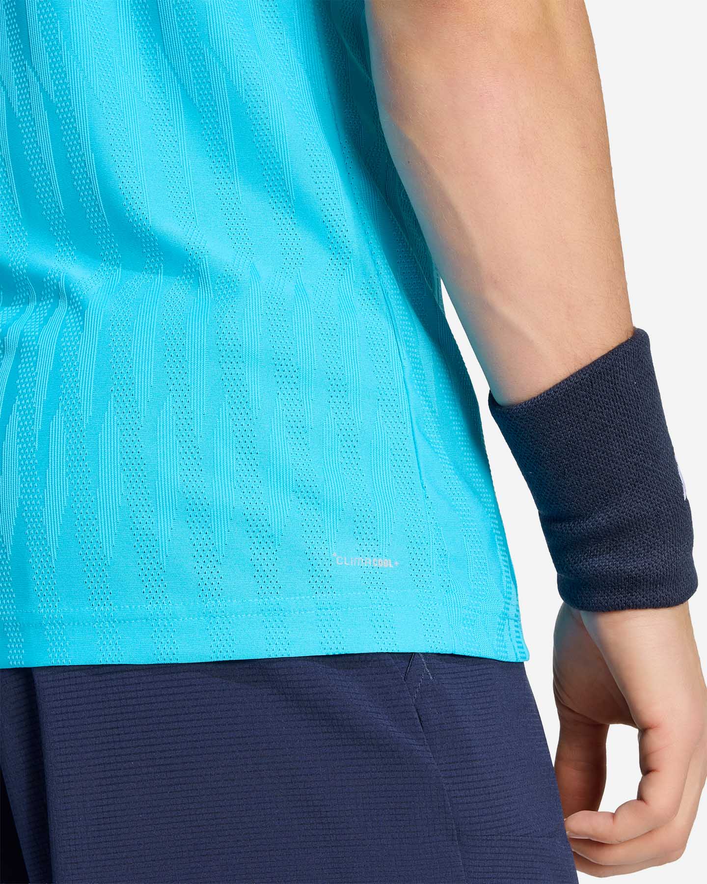 T-shirt tennis ADIDAS AIRCHILL FREELIFT M - Azzurro - 5 | Cisalfa Sport