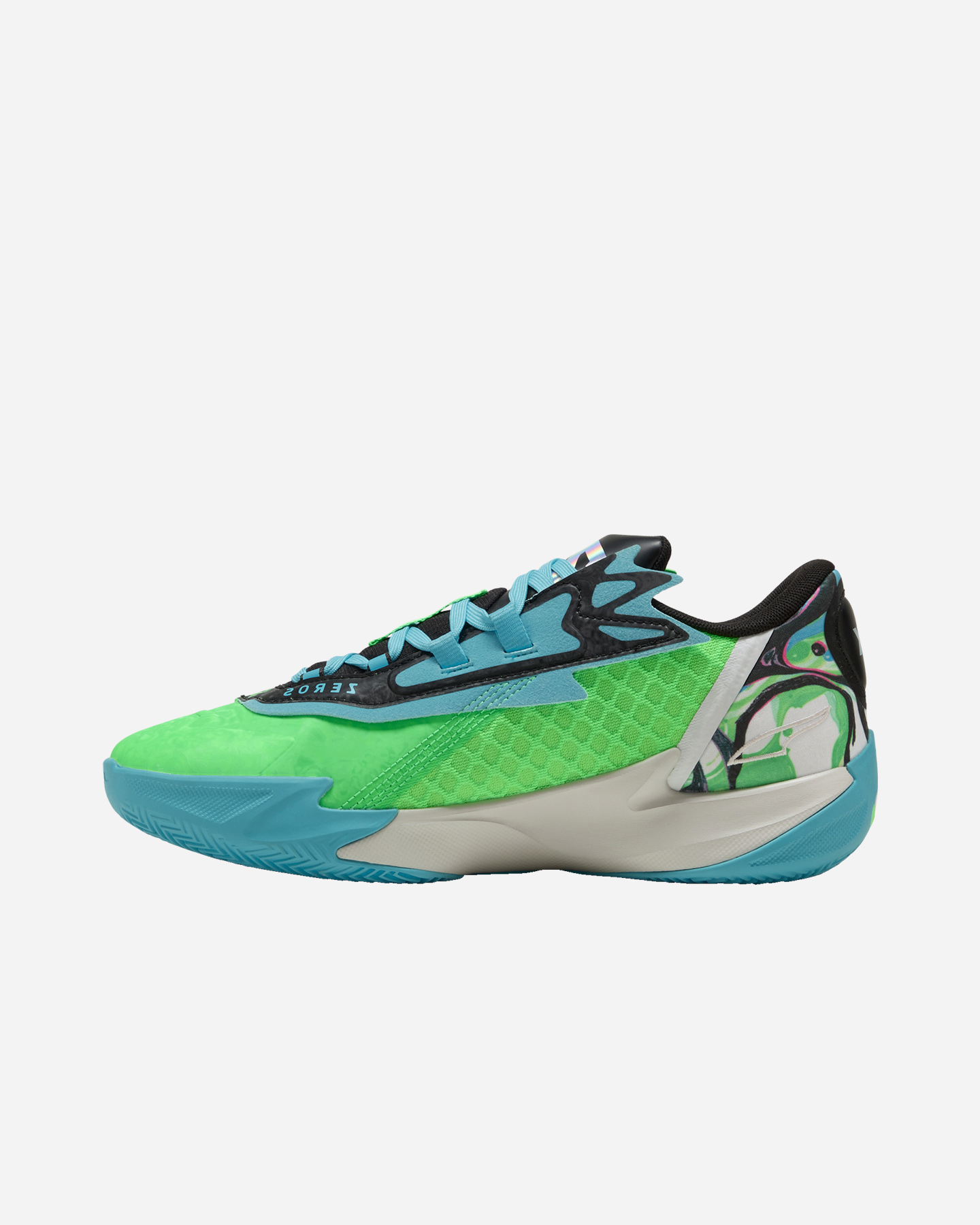 Scarpe basket PUMA SCOOT ZEROS II 2K M - Azzurro - 4 | Cisalfa Sport