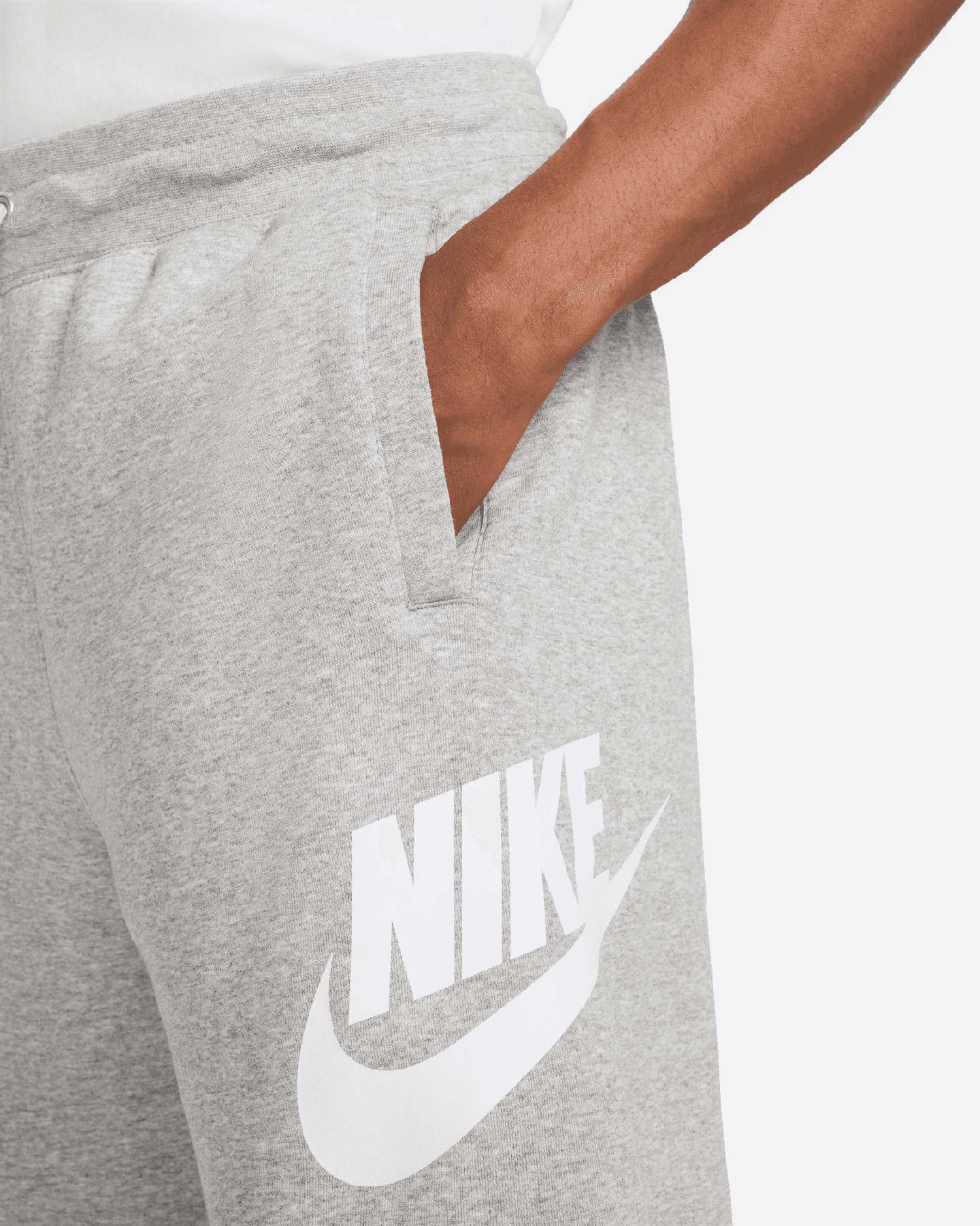 Pantaloncini NIKE ALUMNI BIG LOGO M - Grigio - 4 | Cisalfa Sport