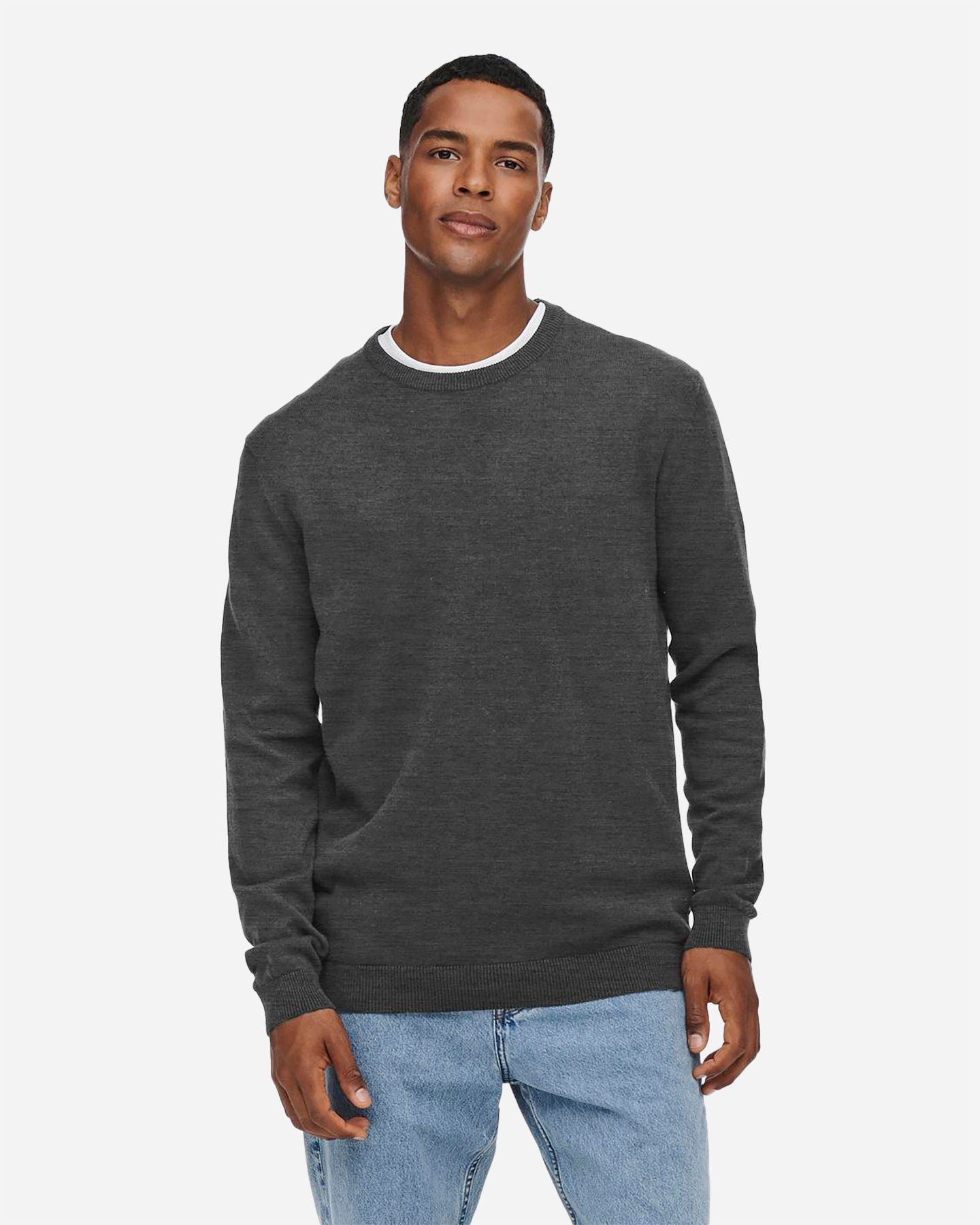 Maglione ONLY & SONS ALEX M - Grigio - 2 | Cisalfa Sport