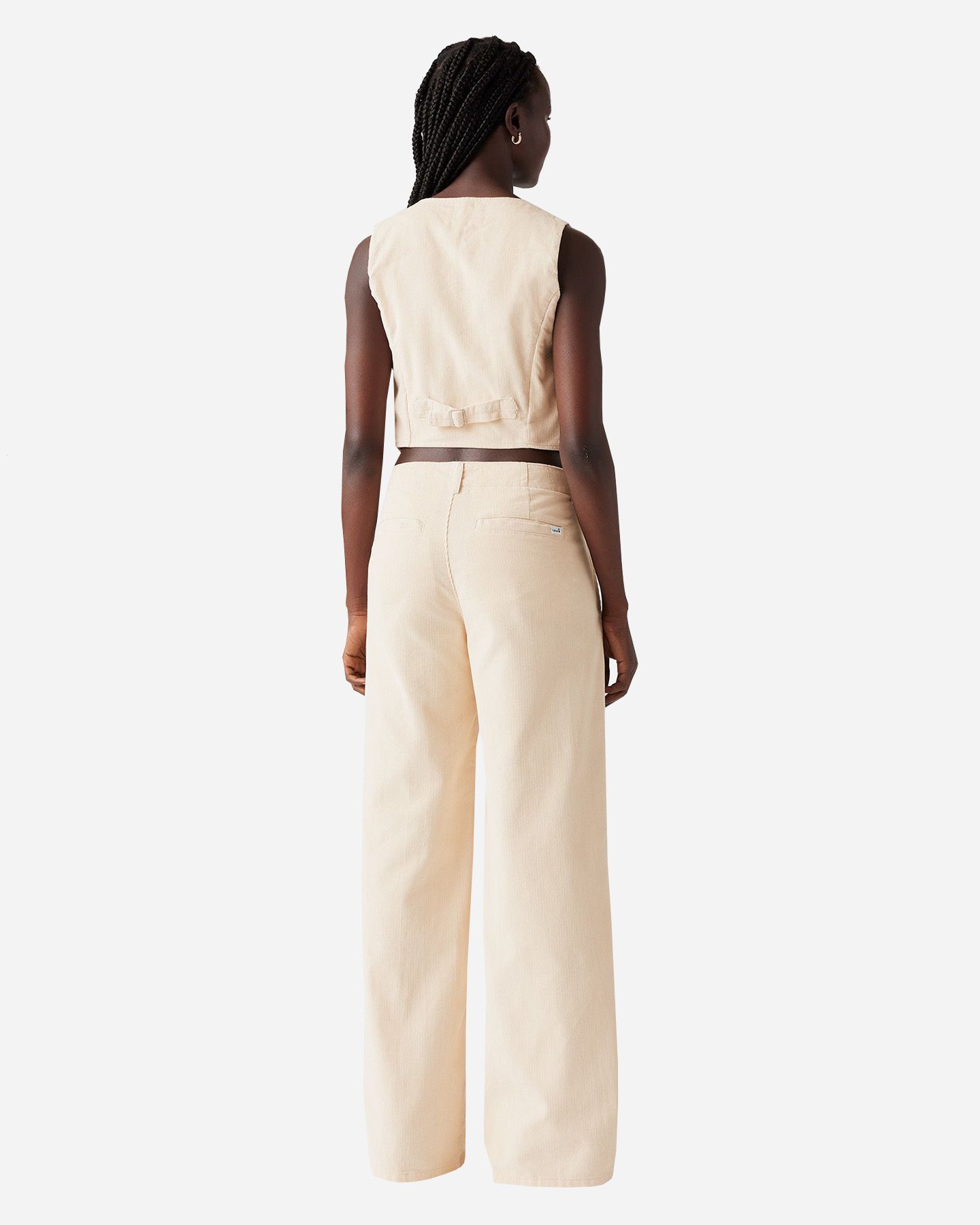 Pantalone LEVI'S CHINO VELVET L31 LOOSE W - Bianco - 3 | Cisalfa Sport