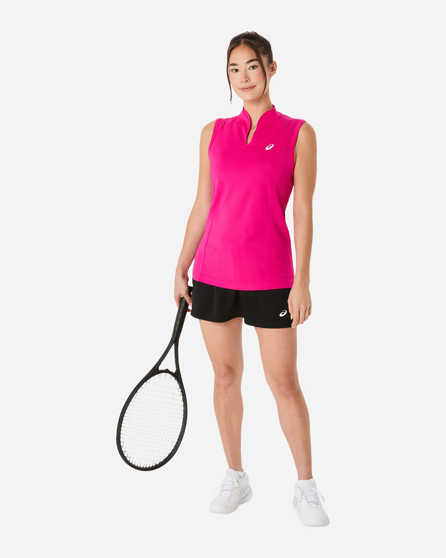 T-shirt tennis ASICS COURT W - Rosa - 4 | Cisalfa Sport
