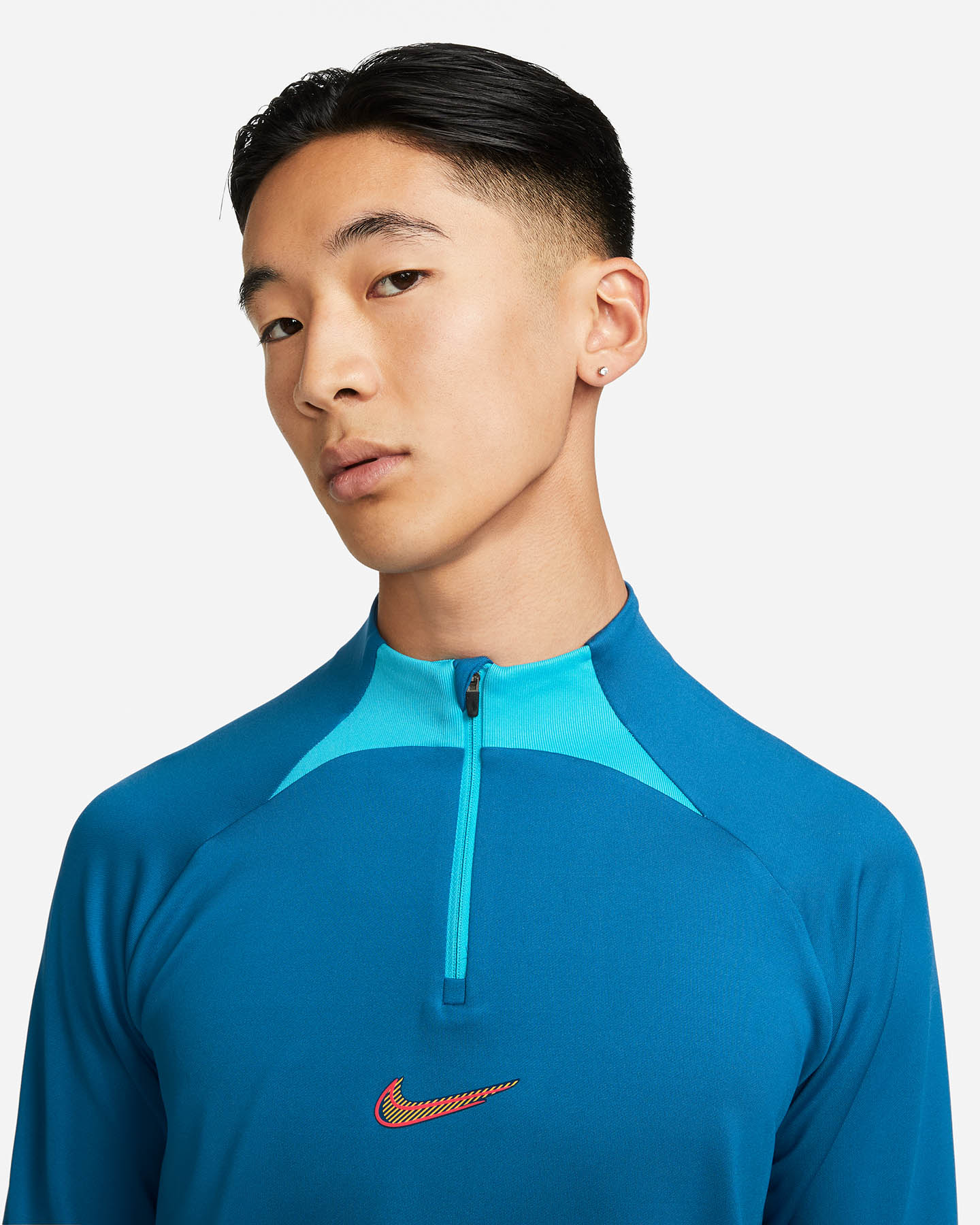 Maglia calcio NIKE DRI FIT STRIKE DRIL M - Blu - 2 | Cisalfa Sport