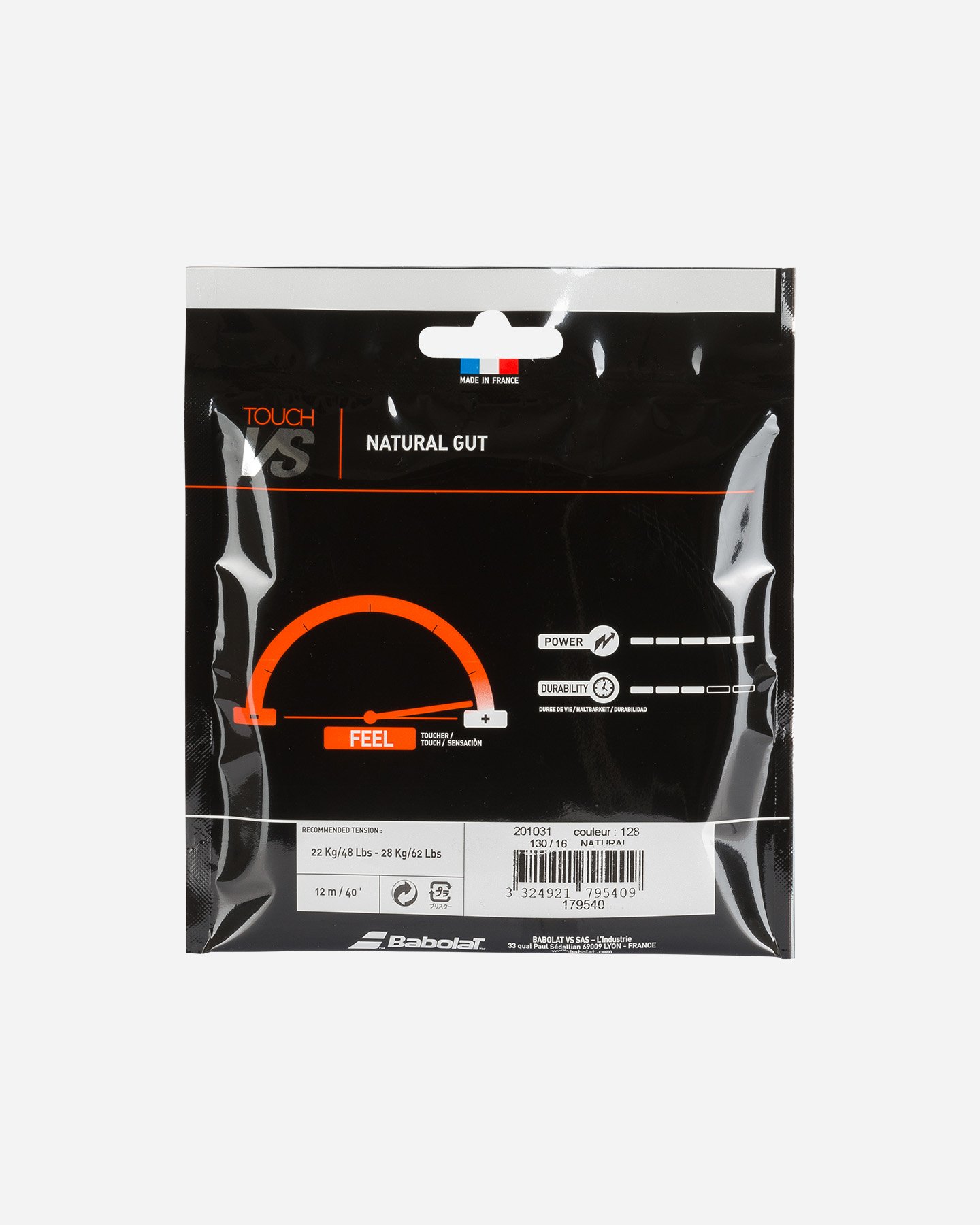 Corde tennis BABOLAT TOUCH VS 12M  - Bianco - 1 | Cisalfa Sport