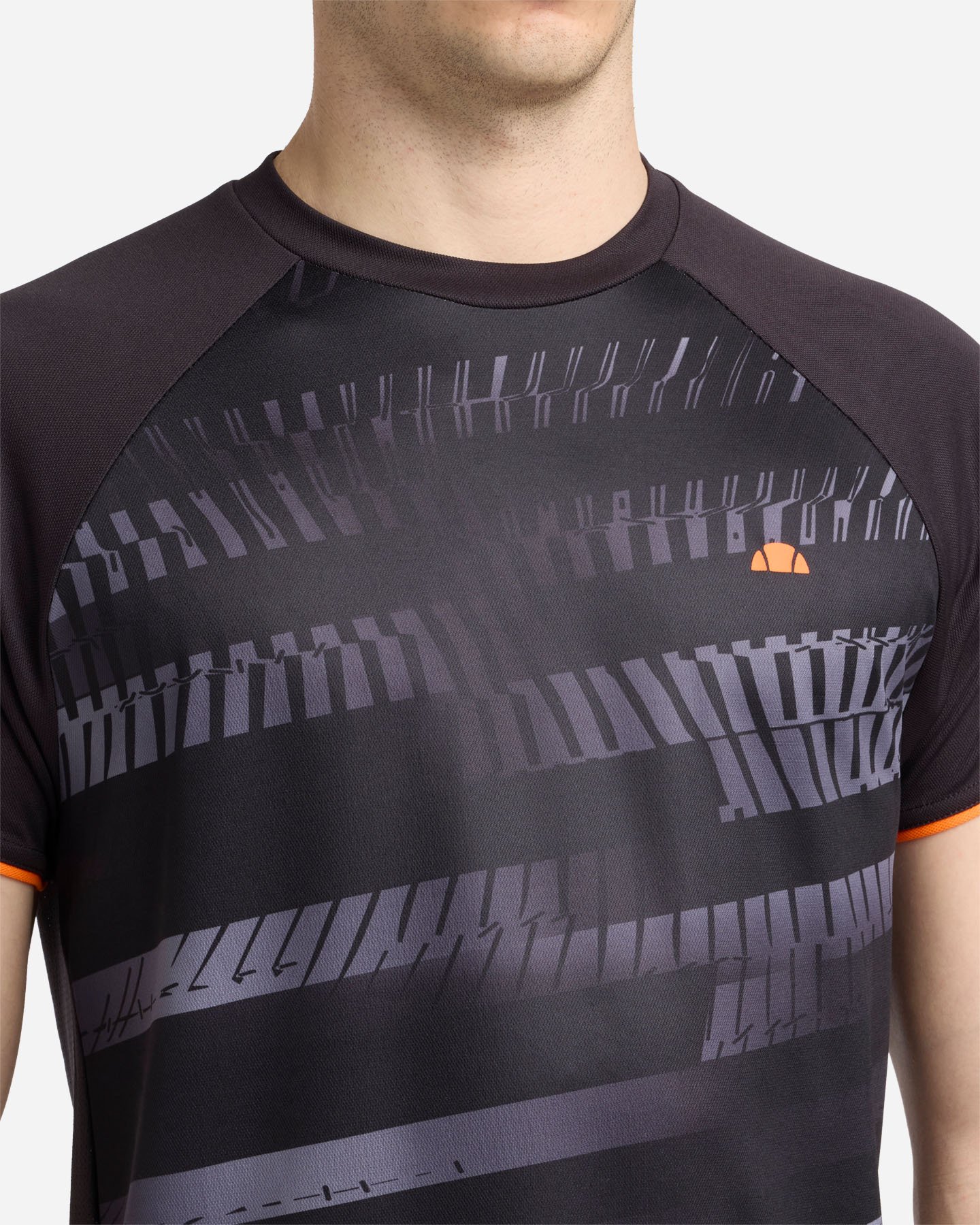 T-shirt tennis ELLESSE BOUNCE M - Nero - 5 | Cisalfa Sport