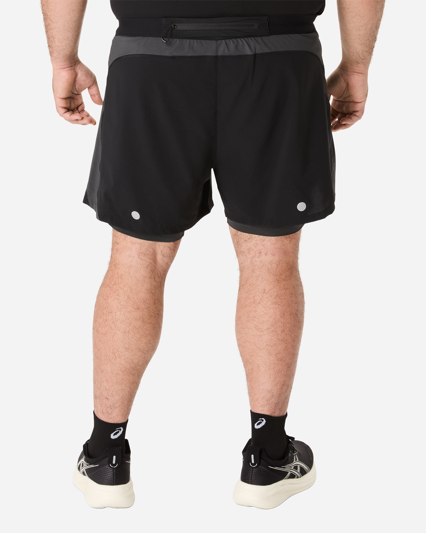 Short running ASICS ROAD 2IN1 5IN M - Nero - 1 | Cisalfa Sport