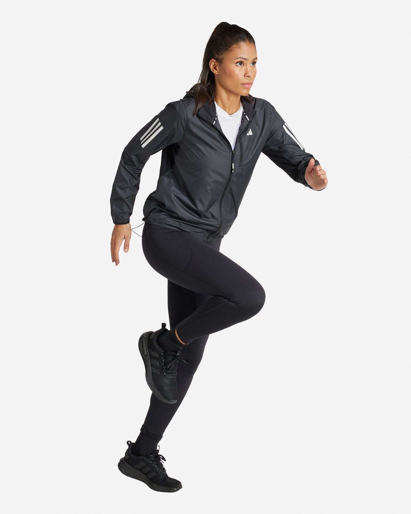 Giacca running ADIDAS OTR W - Nero - 3 | Cisalfa Sport