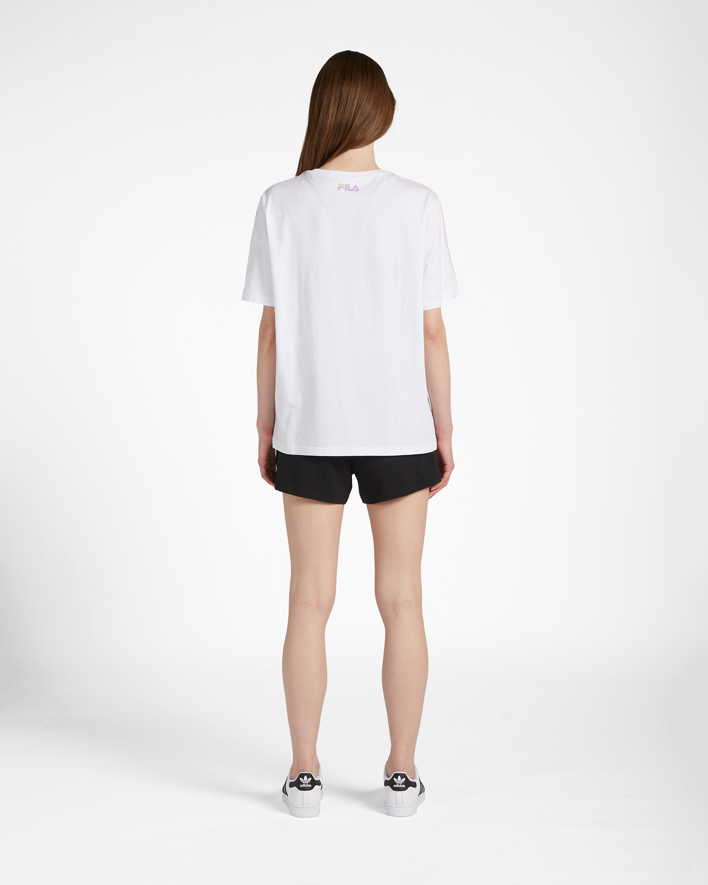 T-shirt FILA STREETWEAR LOGO TAPE W - Bianco - 2 | Cisalfa Sport