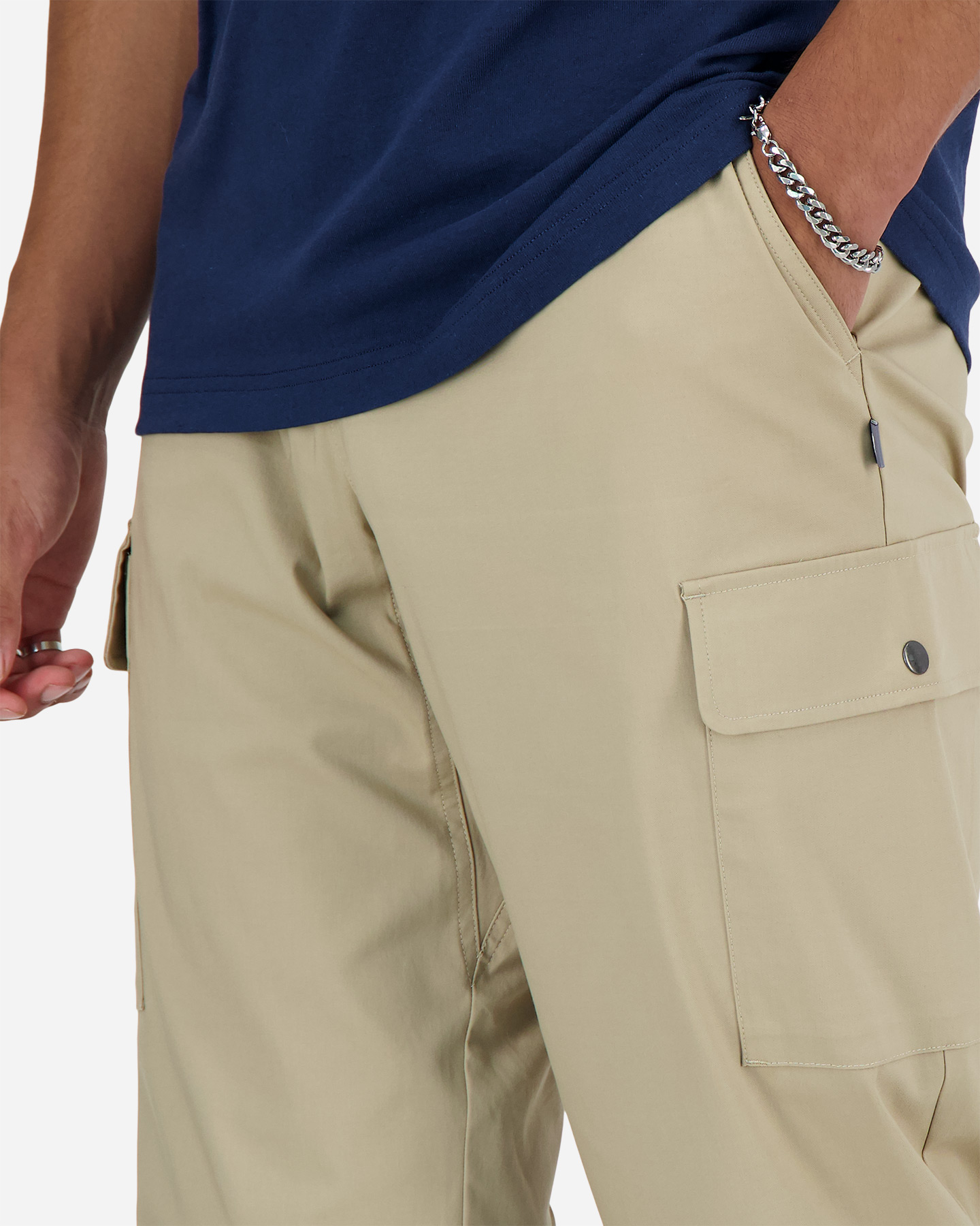 Pantalone NEW BALANCE TWILL CARGO M - Beige - 4 | Cisalfa Sport