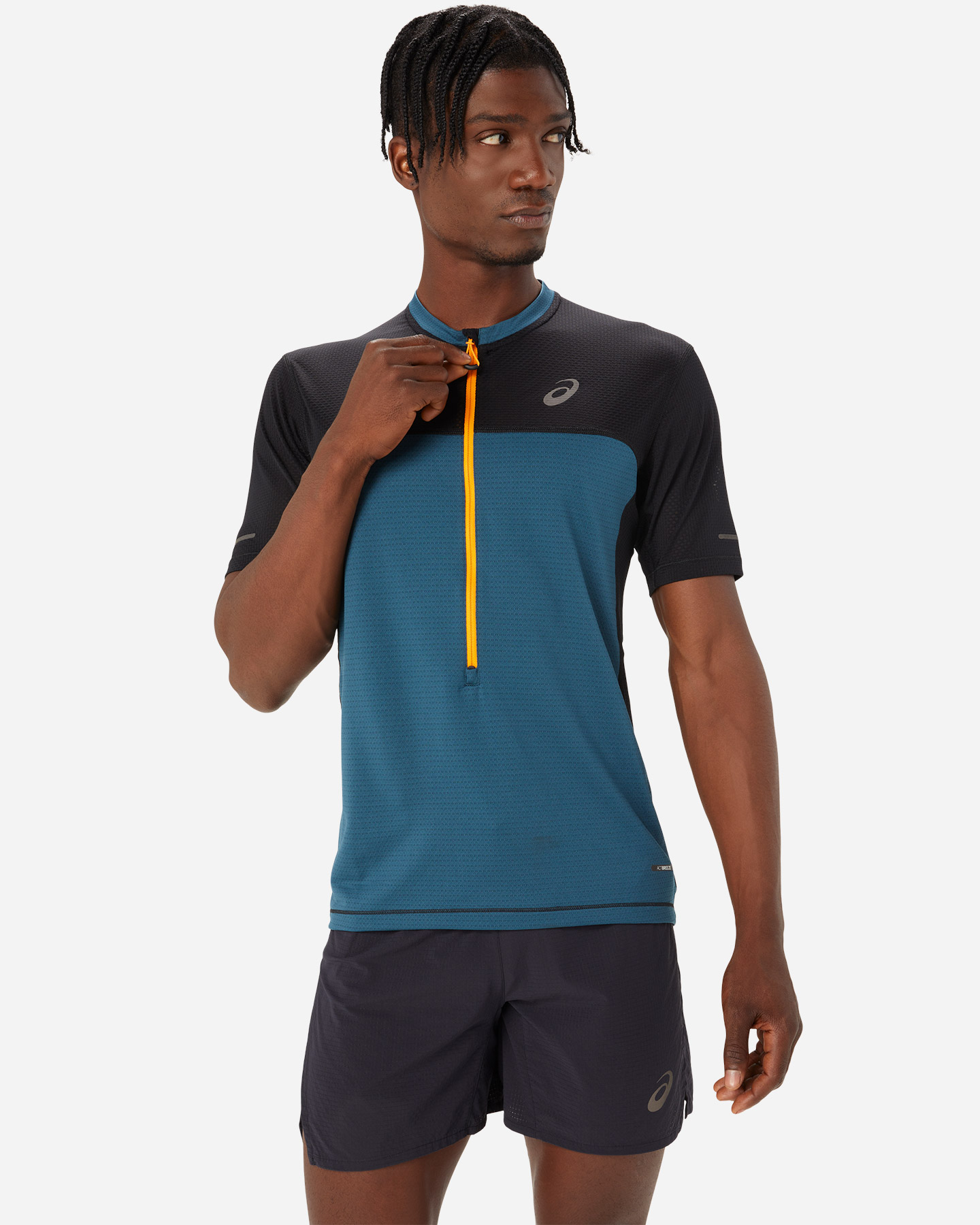 T-shirt running ASICS FUJITRAIL M - Blu - 2 | Cisalfa Sport