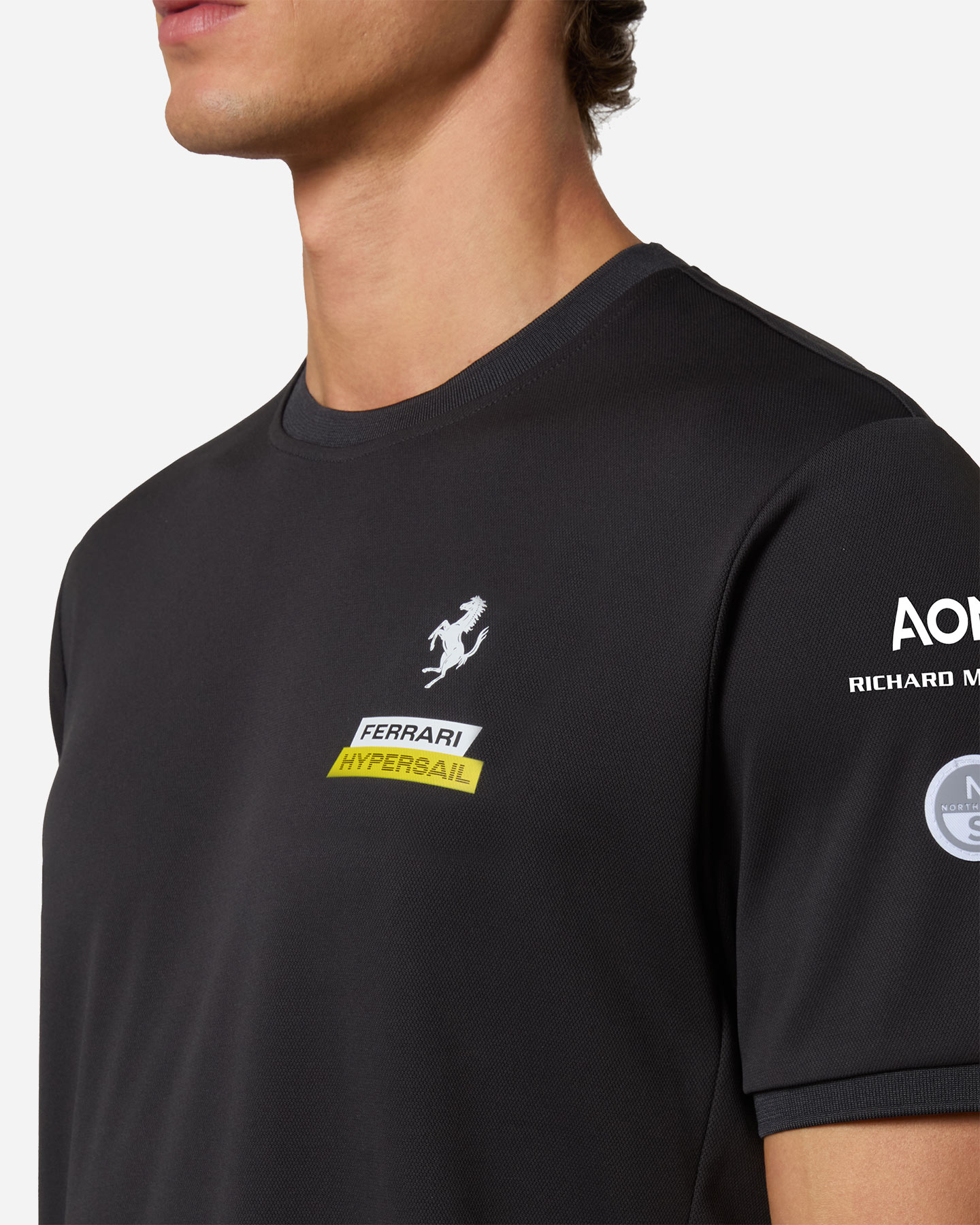 T-shirt NORTH SAILS COOLMAX FERRARI HYPERSAIL M - Grigio - 4 | Cisalfa Sport
